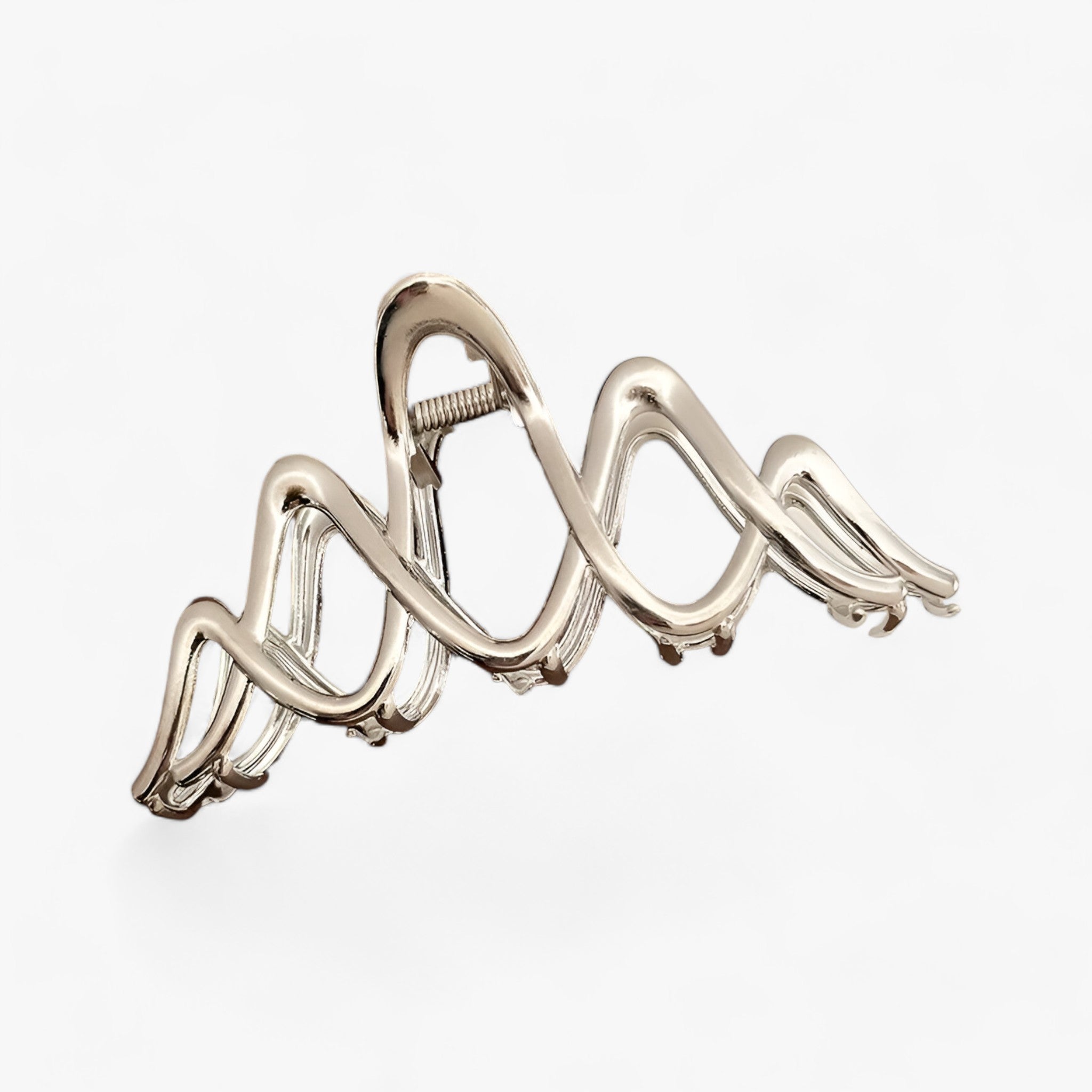 ELEGANTE | Geometrisk Hårklemme - Elegance til dit Frisørlook - Sølv - women's fashion - {{ product_tags }