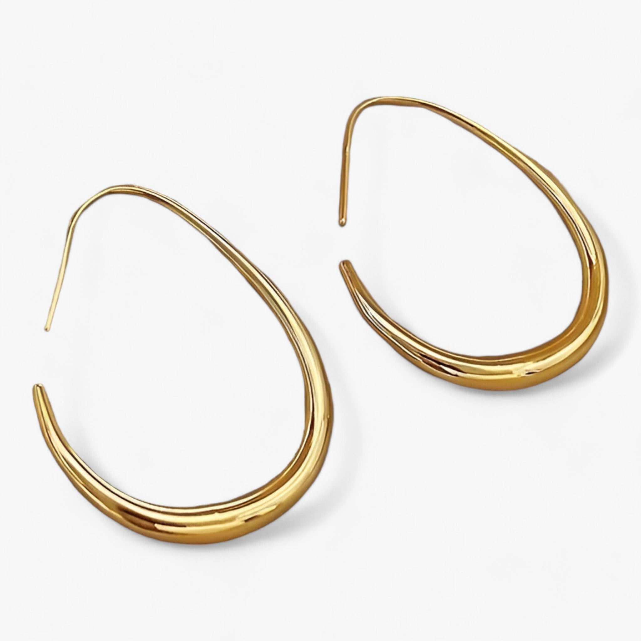 Mila | Geometriske Creoler – elegant partystil - Guld - other - {{ product_tags }