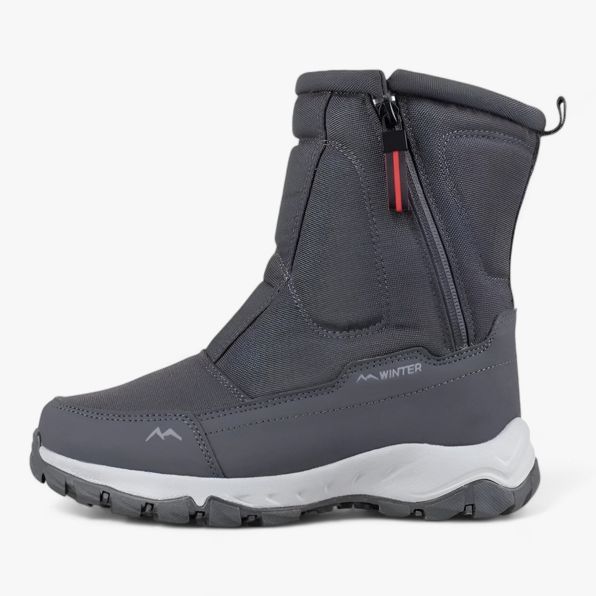 Neoh | Herrens vinterstøvler med mellemhøj skaftlængde - Blød varme til sneede dage - Mørkegrå - winter - {{ product_tags }