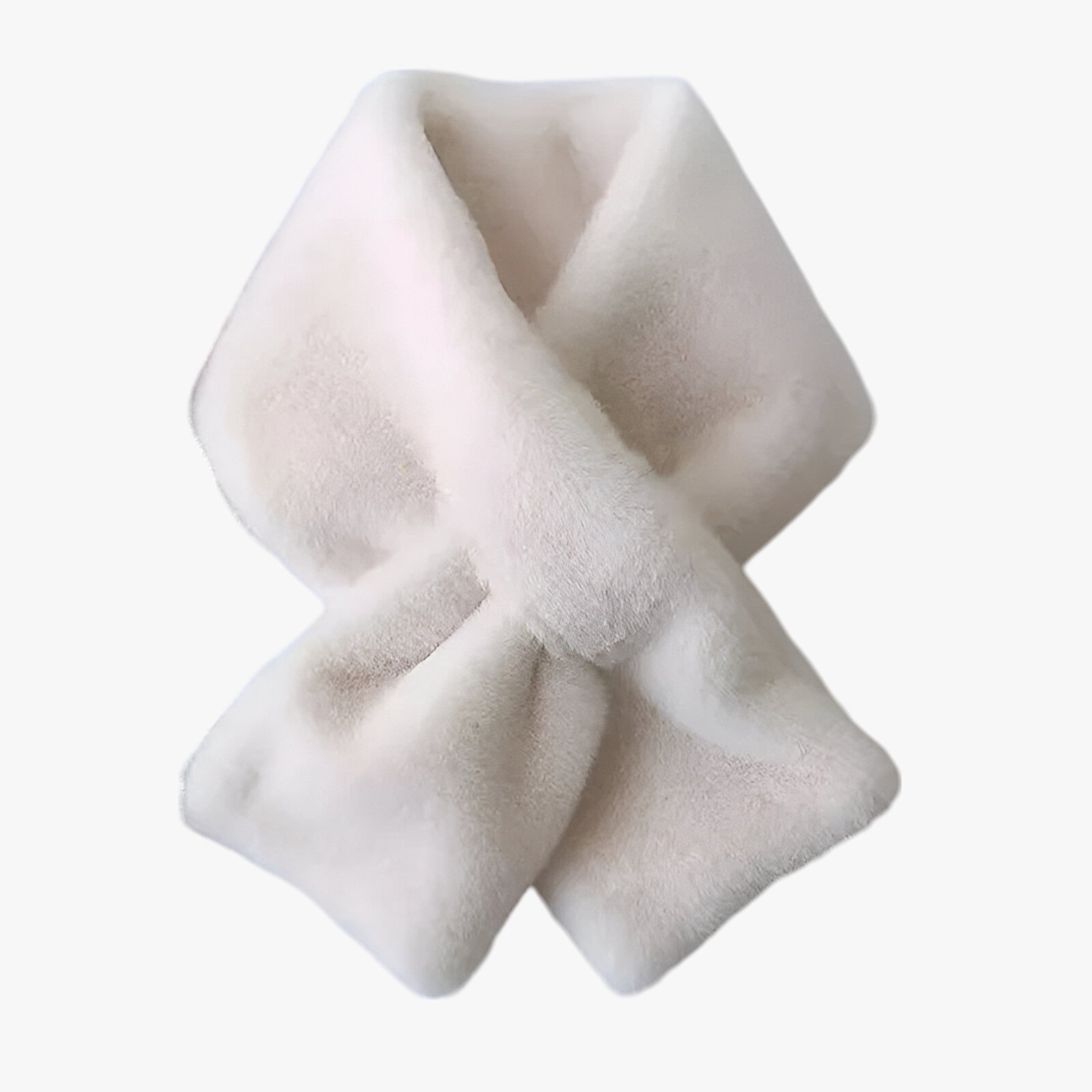 Lynn| Plüsch-indpakningssjal - Tykk og blød til kolde vejrforhold - Hvid - women's fashion - {{ product_tags }