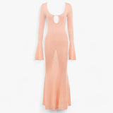 Mozision | Figure-hugging maxi dress - Outstanding design that stands out