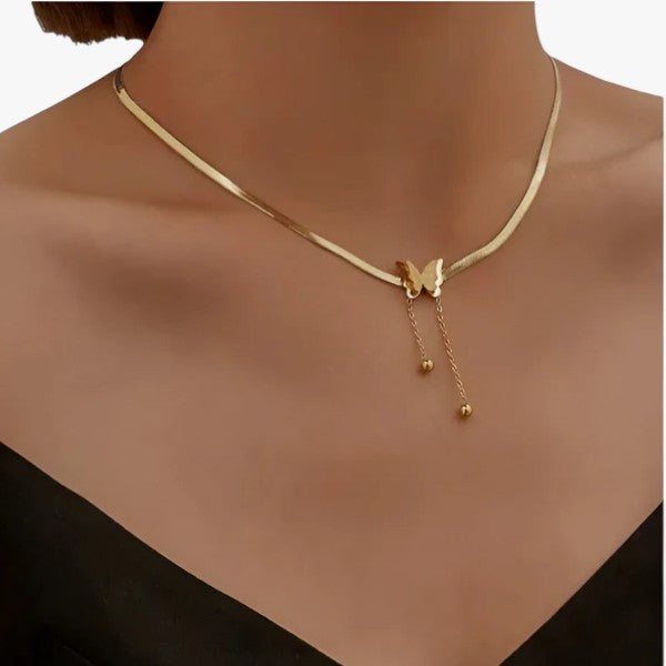Johanna | Sommerfugl Hængende Halskæde - Charmerende og Elegant - - women's fashion - {{ product_tags }