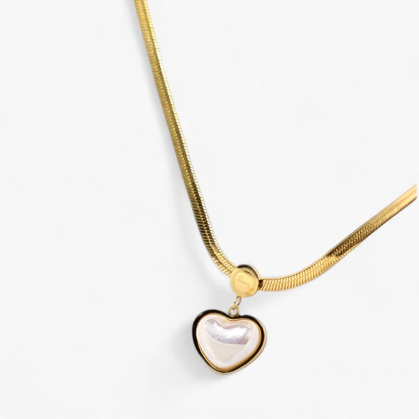 Johanna | Sommerfugl Hængende Halskæde - Charmerende og Elegant - Guld Hjerte - women's fashion - {{ product_tags }