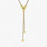 Glanz | Gold Y Pendant - Elegant and Shiny