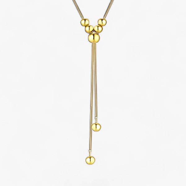 Glanz | Guld Y Vedhæng - Elegant og Skinnende - Guld - women's fashion - {{ product_tags }