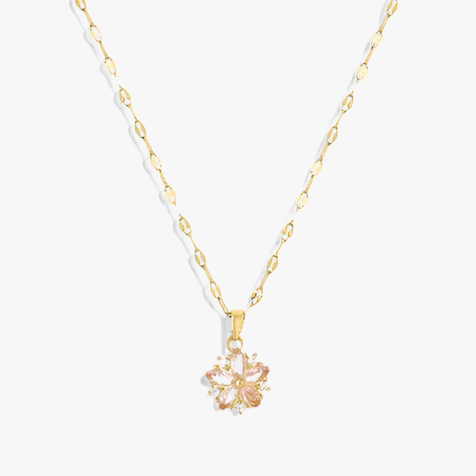 Rosa | Sakura Romantik Halskæde - Fint og Feminint - Guld - women's fashion - {{ product_tags }