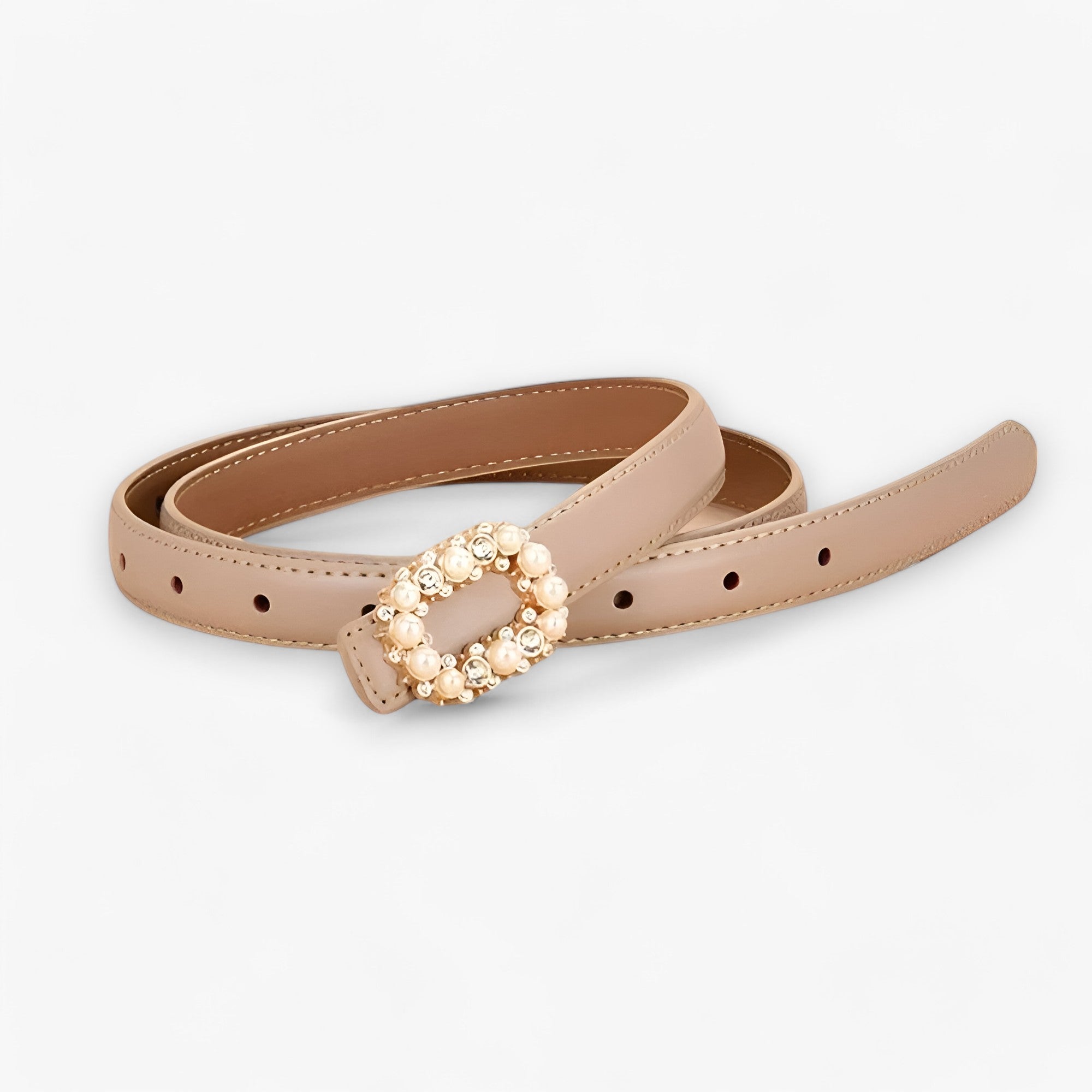 Perle | Knappelegance - Klassisk og Raffineret - Abrikos - women's fashion - {{ product_tags }