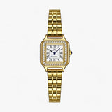 Luxury square | Women's watch - Strass sparkle