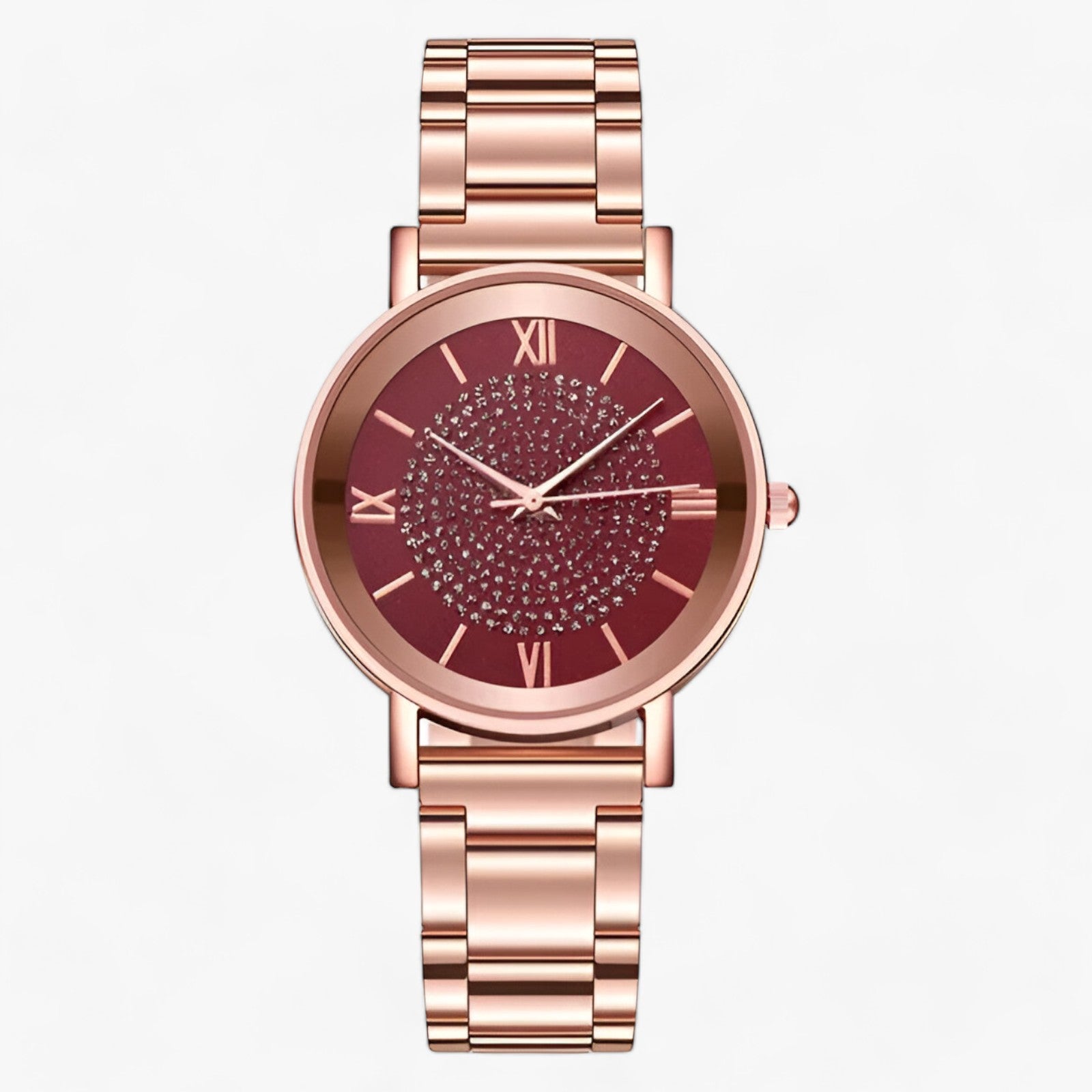 Tidløs Elegance | Ur - Klassisk og Raffineret - Rød - watches - {{ product_tags }