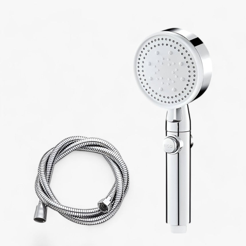 AquaBoost | Bruserhoved - Kraftfulde og tilpasselige brusere - Stil 1-Sølv slange - house & garden - {{ product_tags }
