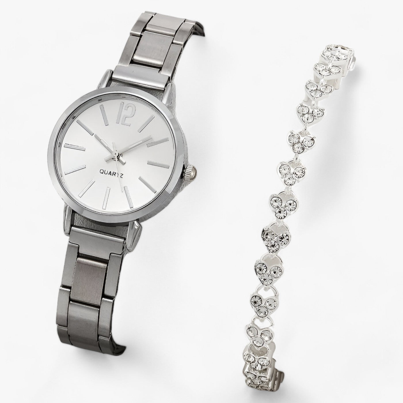 ELOISE | Digital legering ur - Elegant design til tidløs stil - Sølvsæt 2 - watches - {{ product_tags }