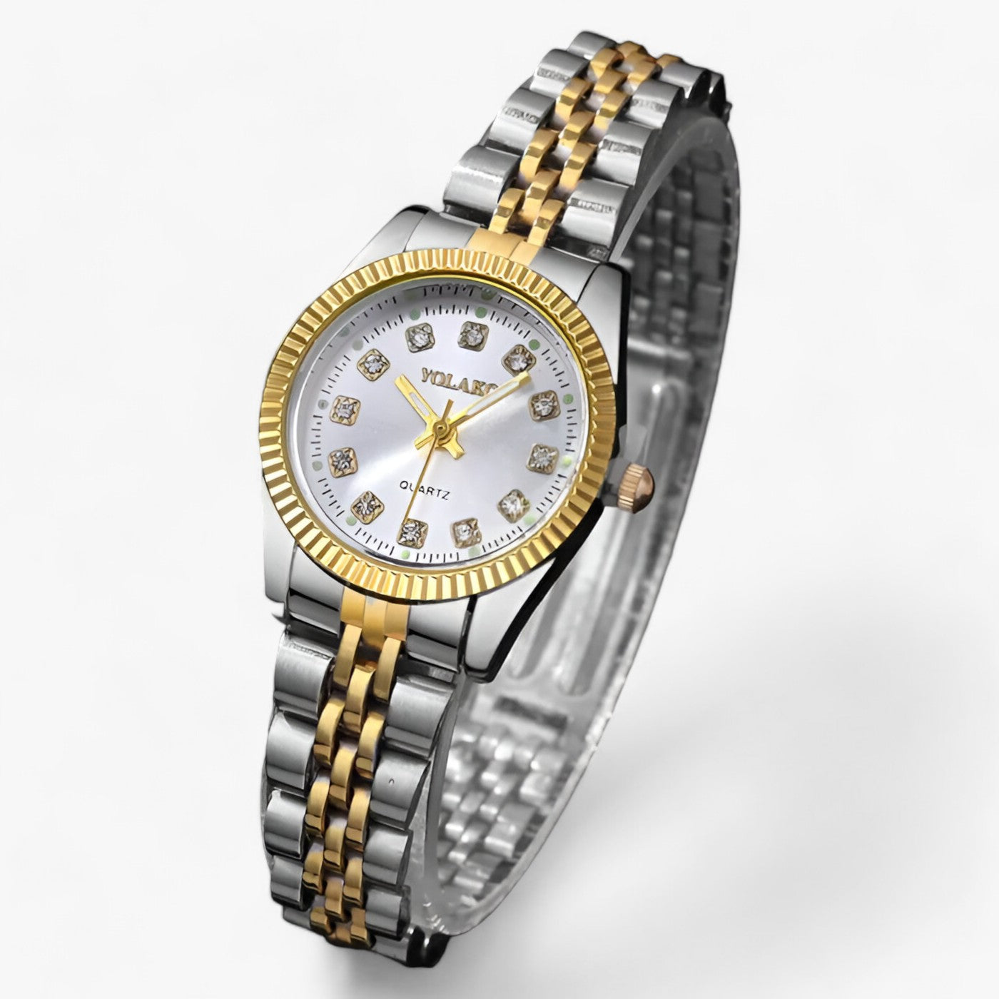 FELICITY | Rund Guld-Armbandsur - Moderigtigt og funktionelt tilbehør - - watches - {{ product_tags }