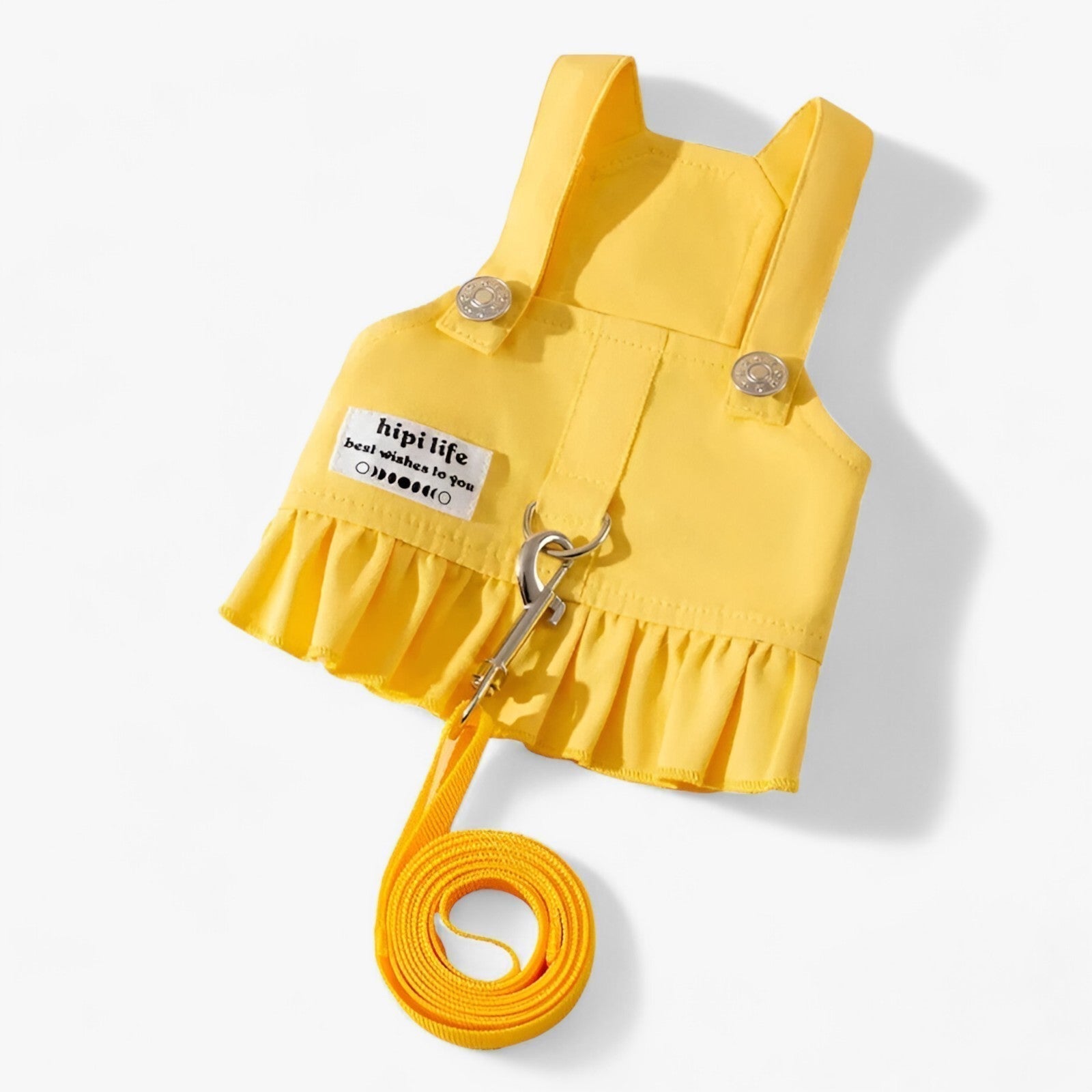 Doggie | Halsbånd - Selk - Stiligt og behageligt til hver hundetur - Gul - other - {{ product_tags }