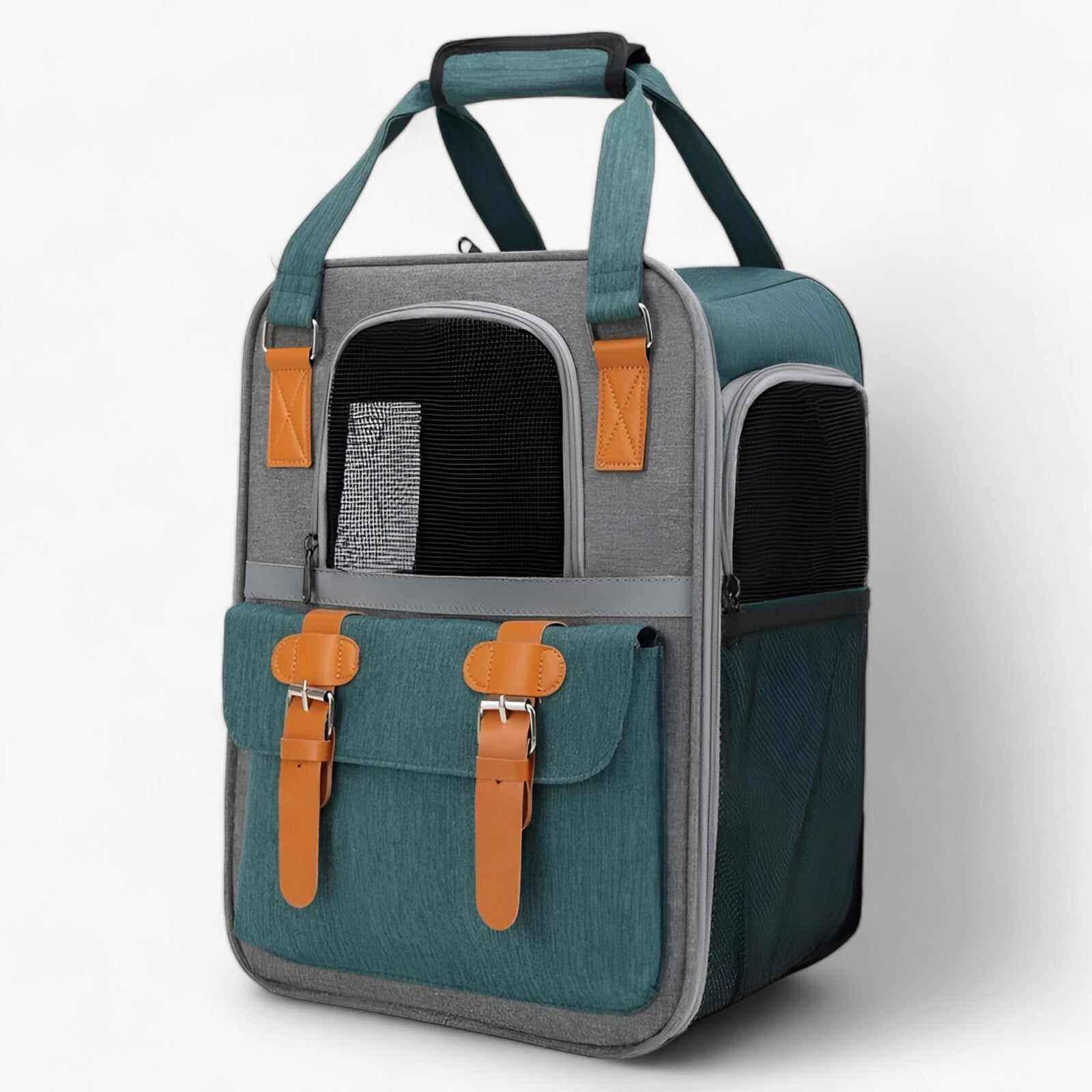 ORION | Elegant hundtransporttaske - Perfekt til daglige udflugter og længere rejser - Grøn 30x41x21cm - other - {{ product_tags }