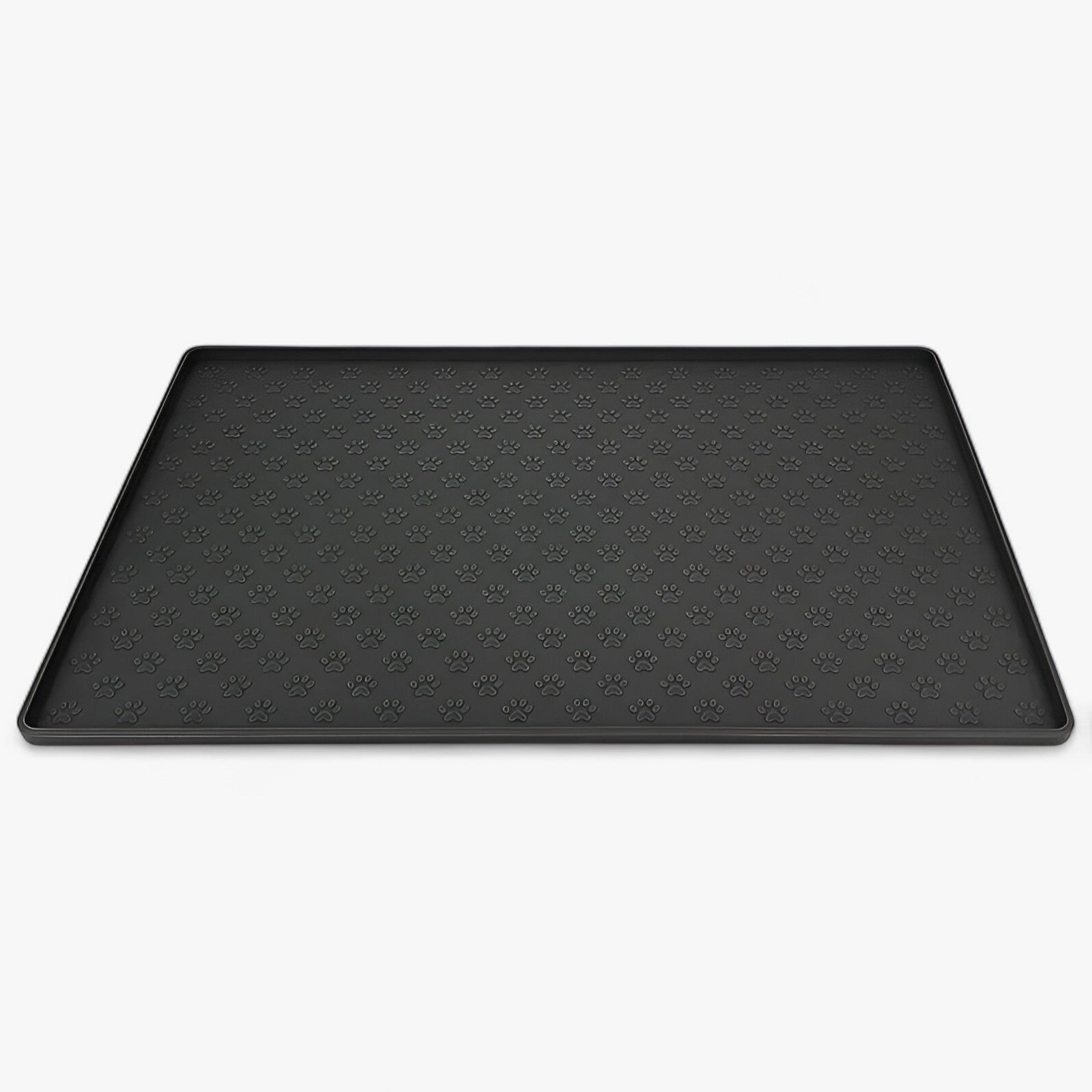 RUFUS | Silikoneunderlag til kæledyr - Holder dit gulv rent og pænt under måltiderne - Sort 48 X 30 cm - house & garden - {{ product_tags }