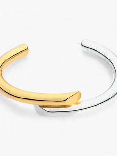 Jasmin | Enkelt Guldmanschettarmband - Let Chic