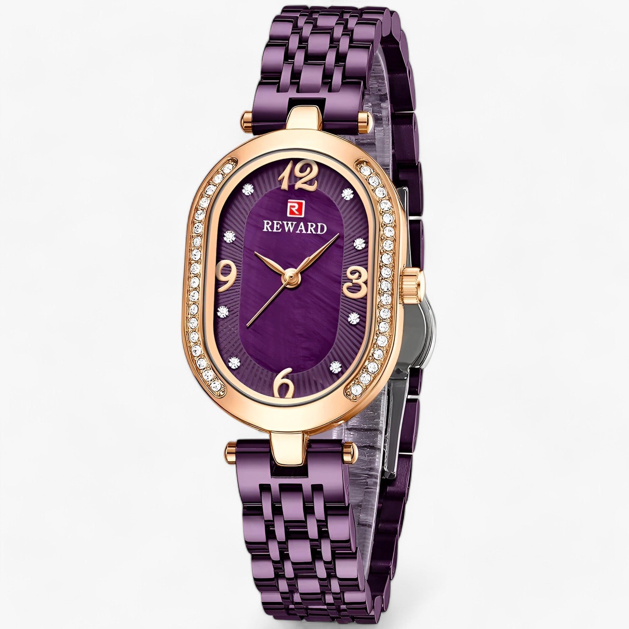 GISELA | Luksus kvartsur - Graceful og praktisk til hverdagen - Violet Guld - watches - {{ product_tags }