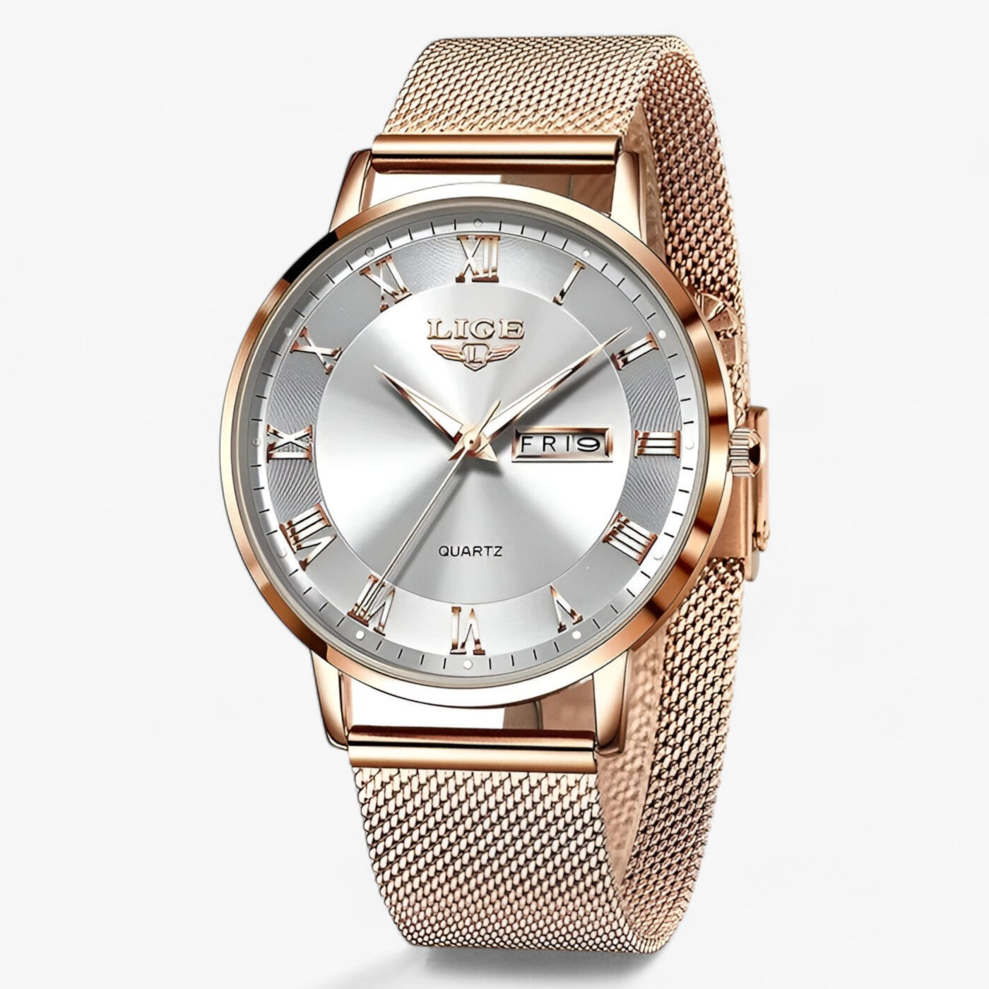 LINA - Stål-Mesh Ur - Raffineret tidsmåler til daglig brug - - watches - {{ product_tags }