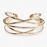 Punk feeling | Hollow alloy bracelet - Edgy and bold