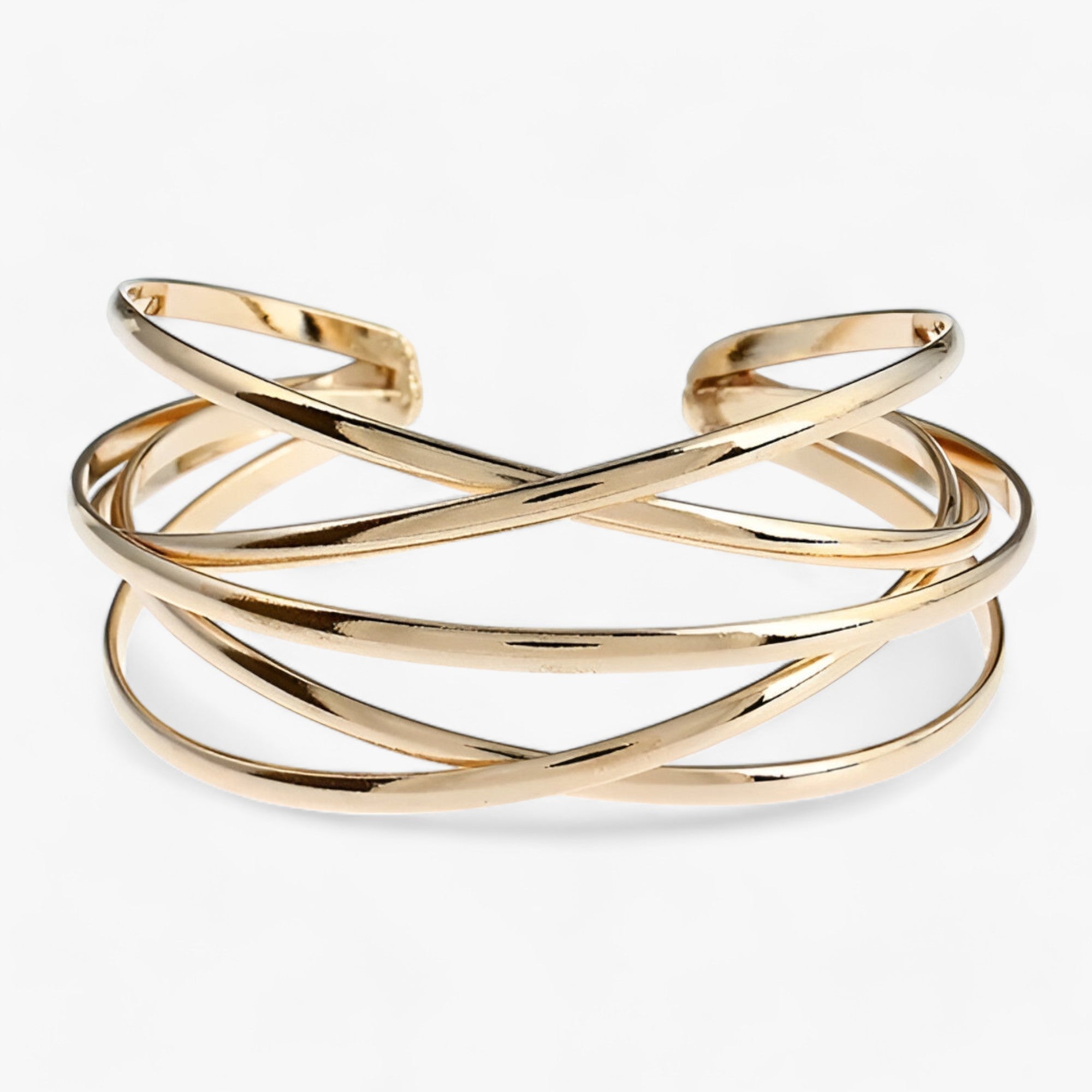 Punk-følelse | Hullegte legeringsarmbånd - Kantskåret og modig - Guld - other - {{ product_tags }