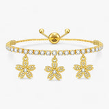 Luxury flower | CZ pendant - Floral glamour