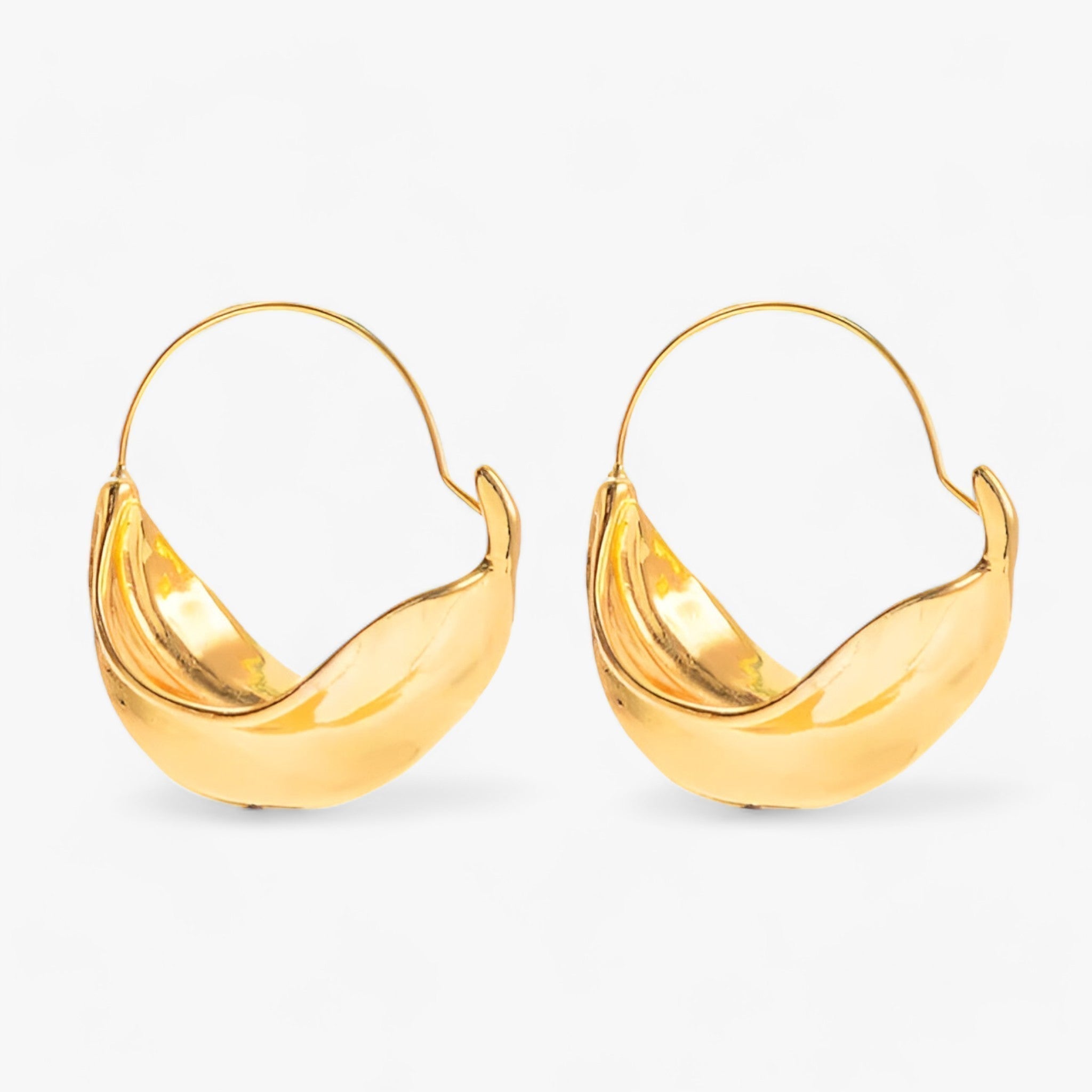 GEOMETRISK | Geometriske øreringe - Modern elegance - Guld - women's fashion - {{ product_tags }