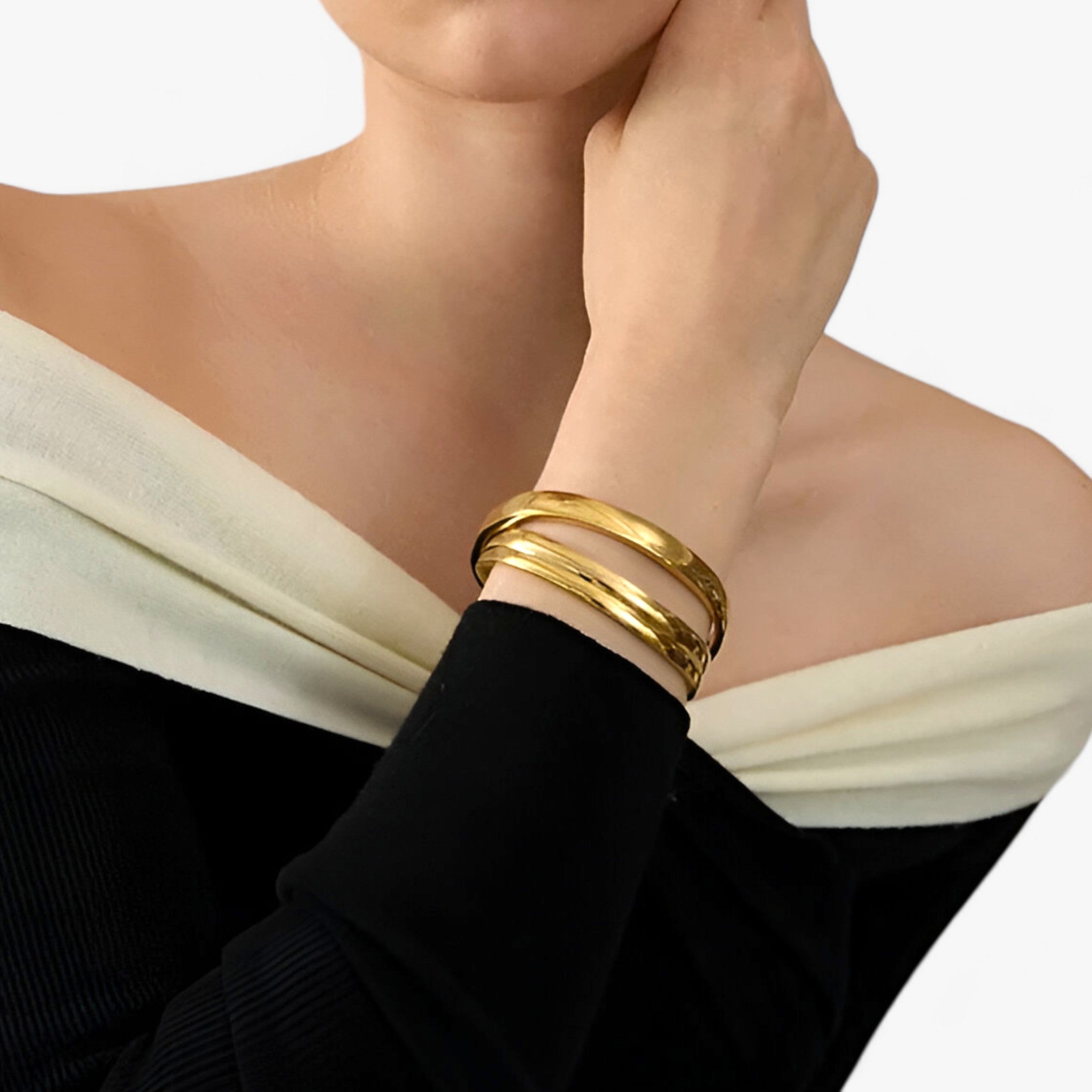 Mia | Vandtæt armbånd – Minimalistisk vedhæng i 18 karat guld - - women's fashion - {{ product_tags }