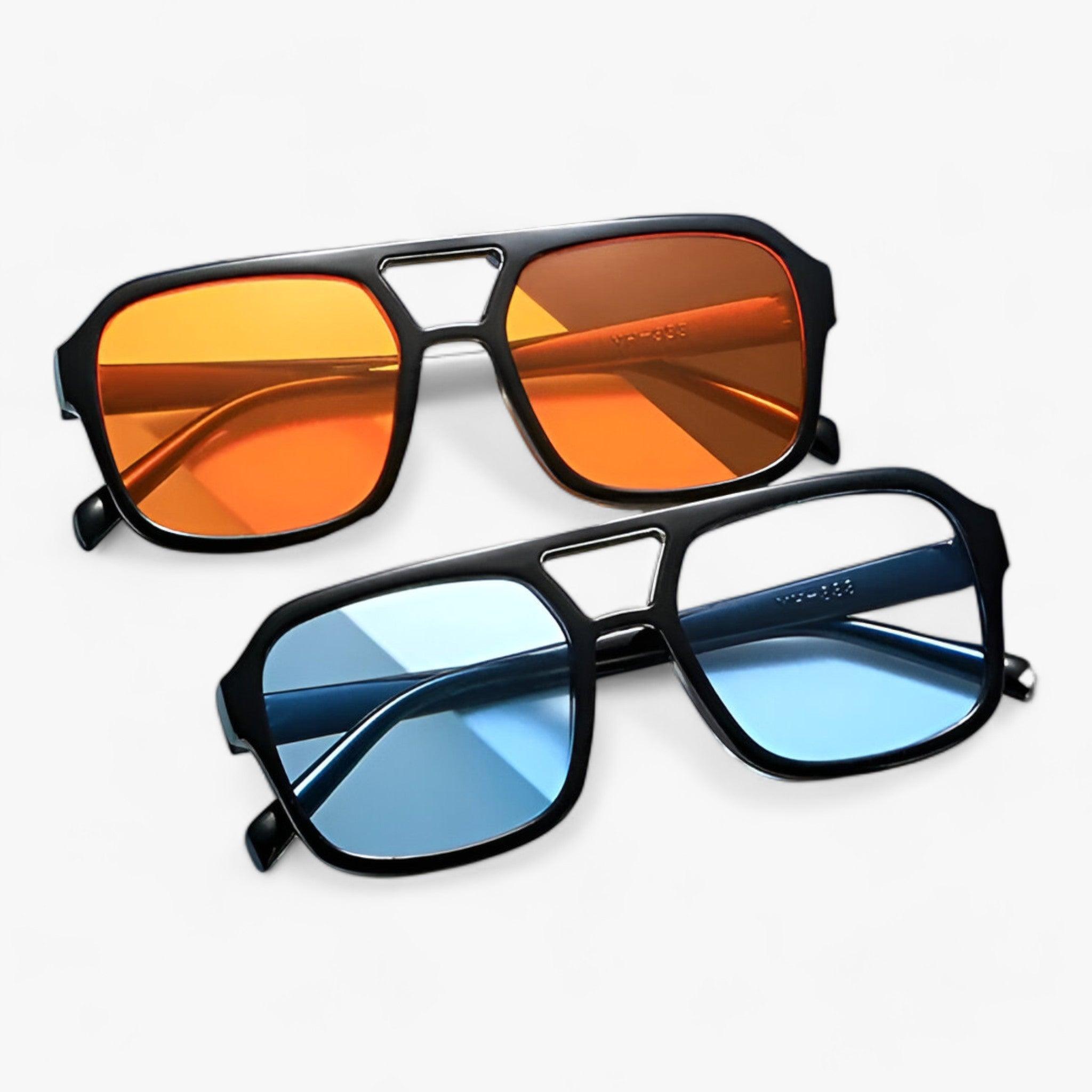 ICONIC | Vintage-firkantede solbriller – tidløst elegant øjenværn til enhver anledning