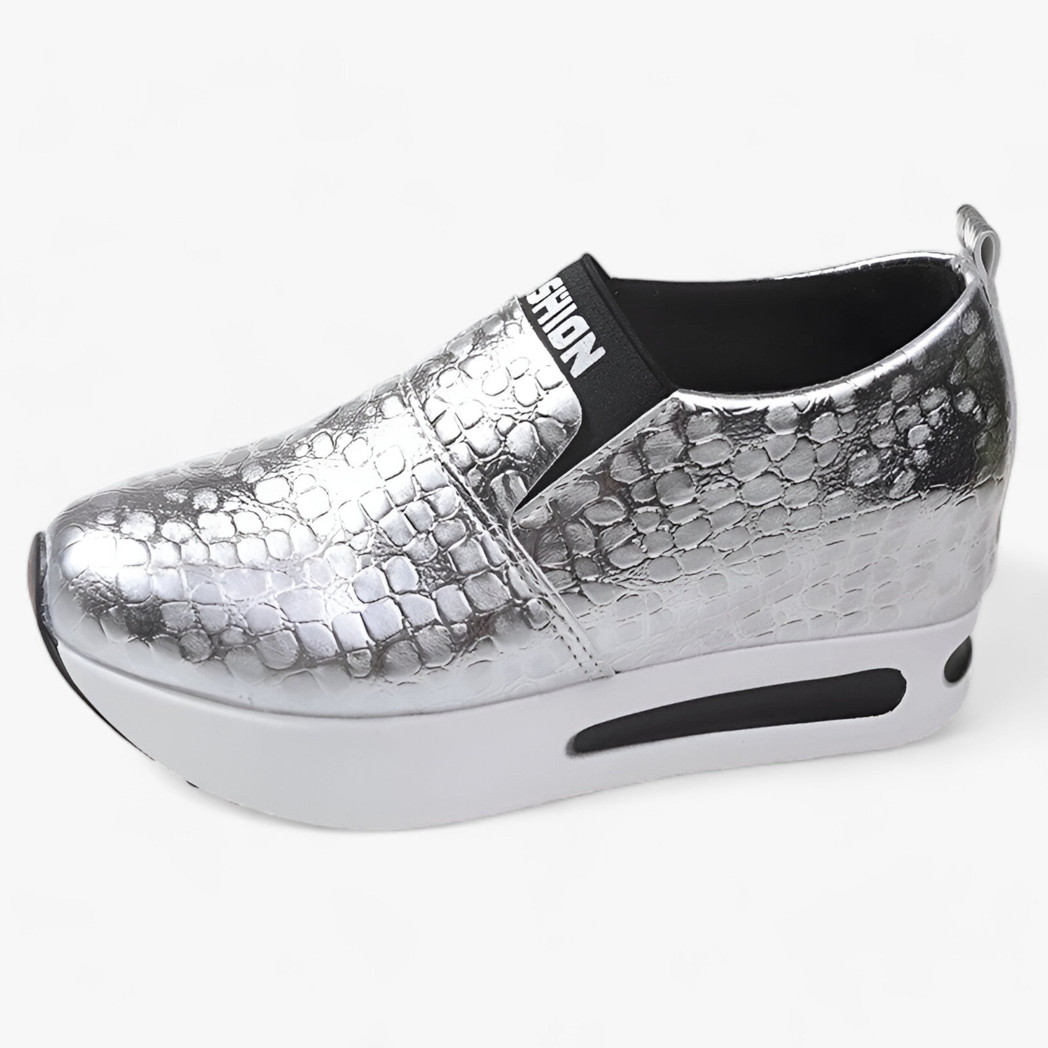 ARGENT | Platform Sneakers Elegant og Komfortable – Den Perfekte Balance mellem Stil og Velvære - Sølv - ARGENT | Platform Sneakers Elegant og Komfortable – Den Perfekte Balance mellem Stil og Velvære - €25 - {{ product_tags }