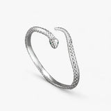 Hannah | Snake Bracelet - Charming and Elegant Silver