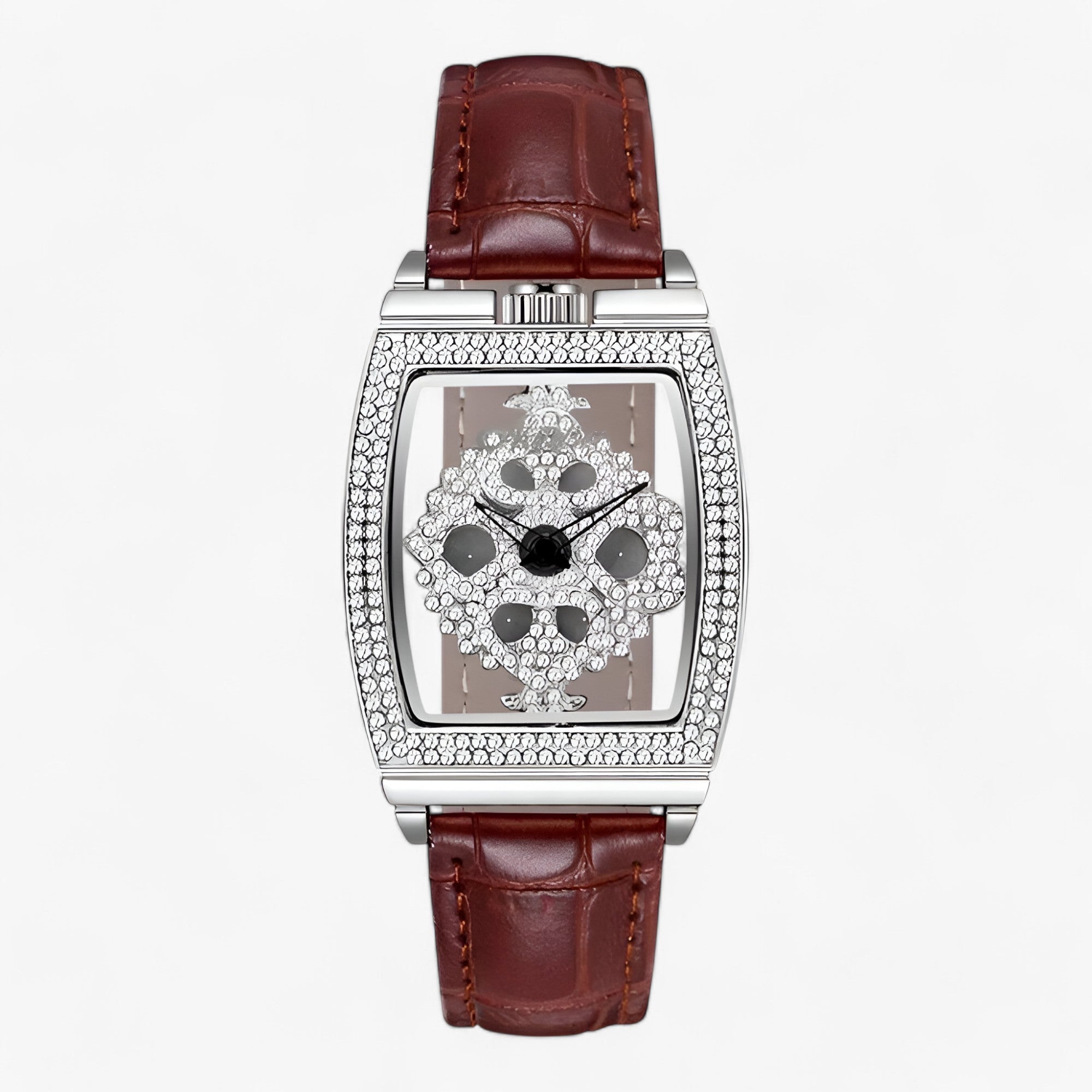 Grace | Luksuriøs kvartsur - Glitrende elegance til kvinder - Brun - watches - {{ product_tags }