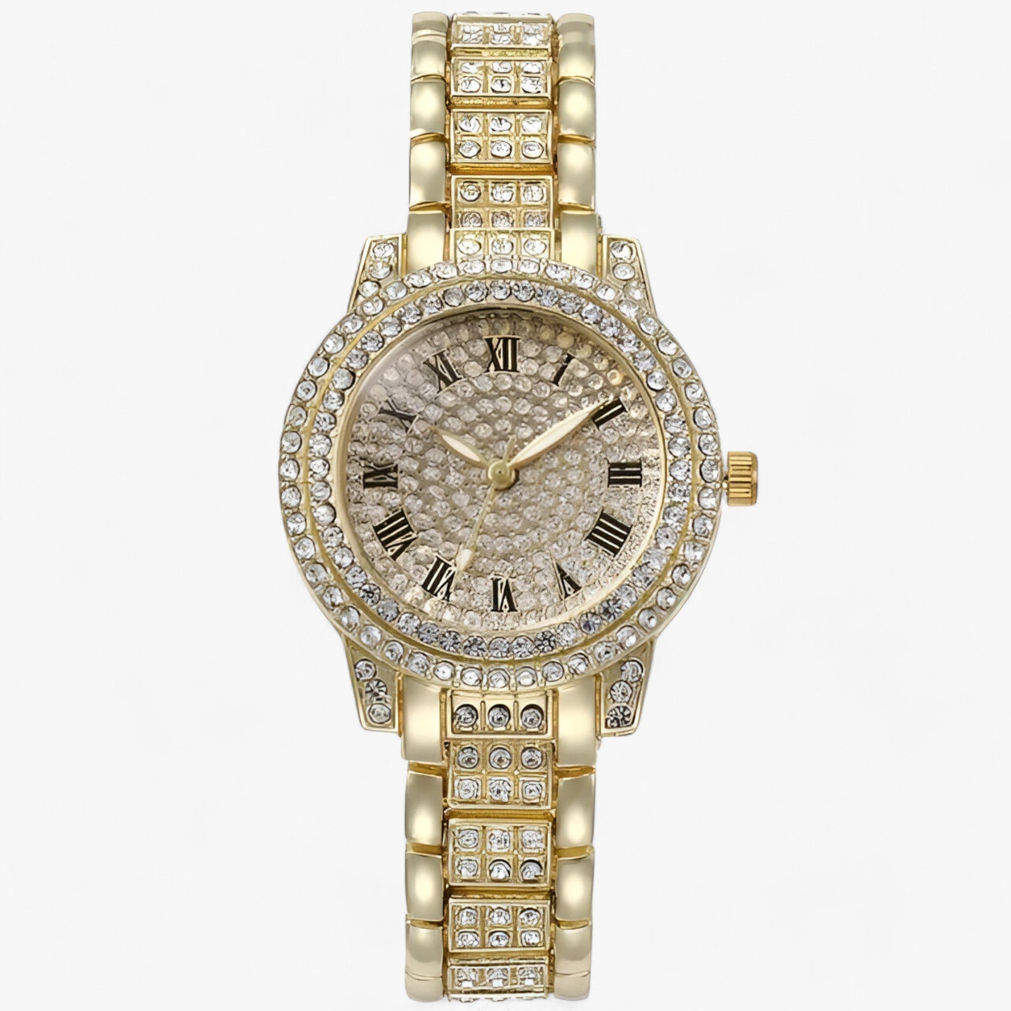 Sasha | Luksuriøse ure med fuld diamantbesætning - Elegant og moderigtigt til kvinder - Guld - watches - {{ product_tags }