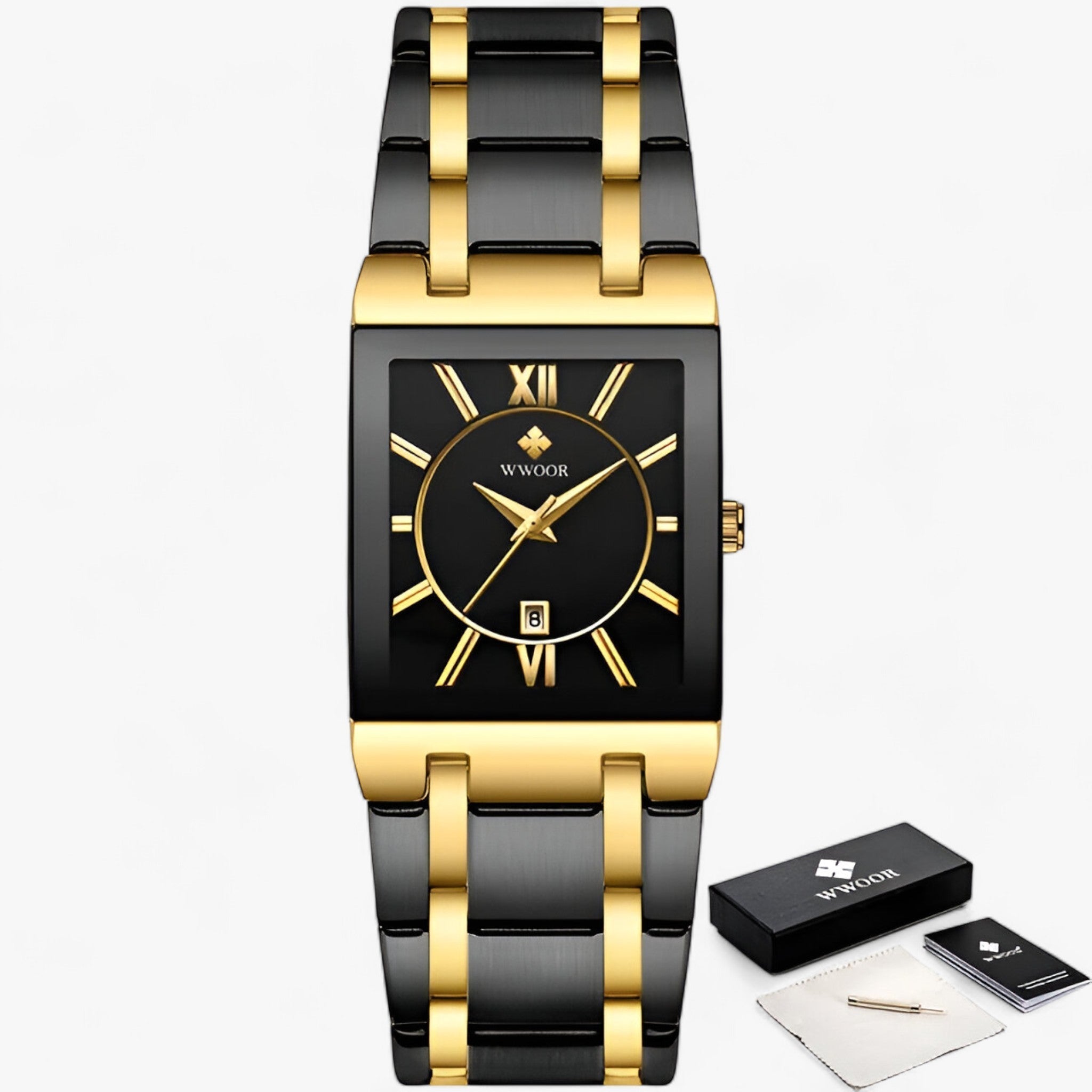 VERONICA | Damur - Trendy og holdbar til daglig brug - Guld Sort - watches - {{ product_tags }