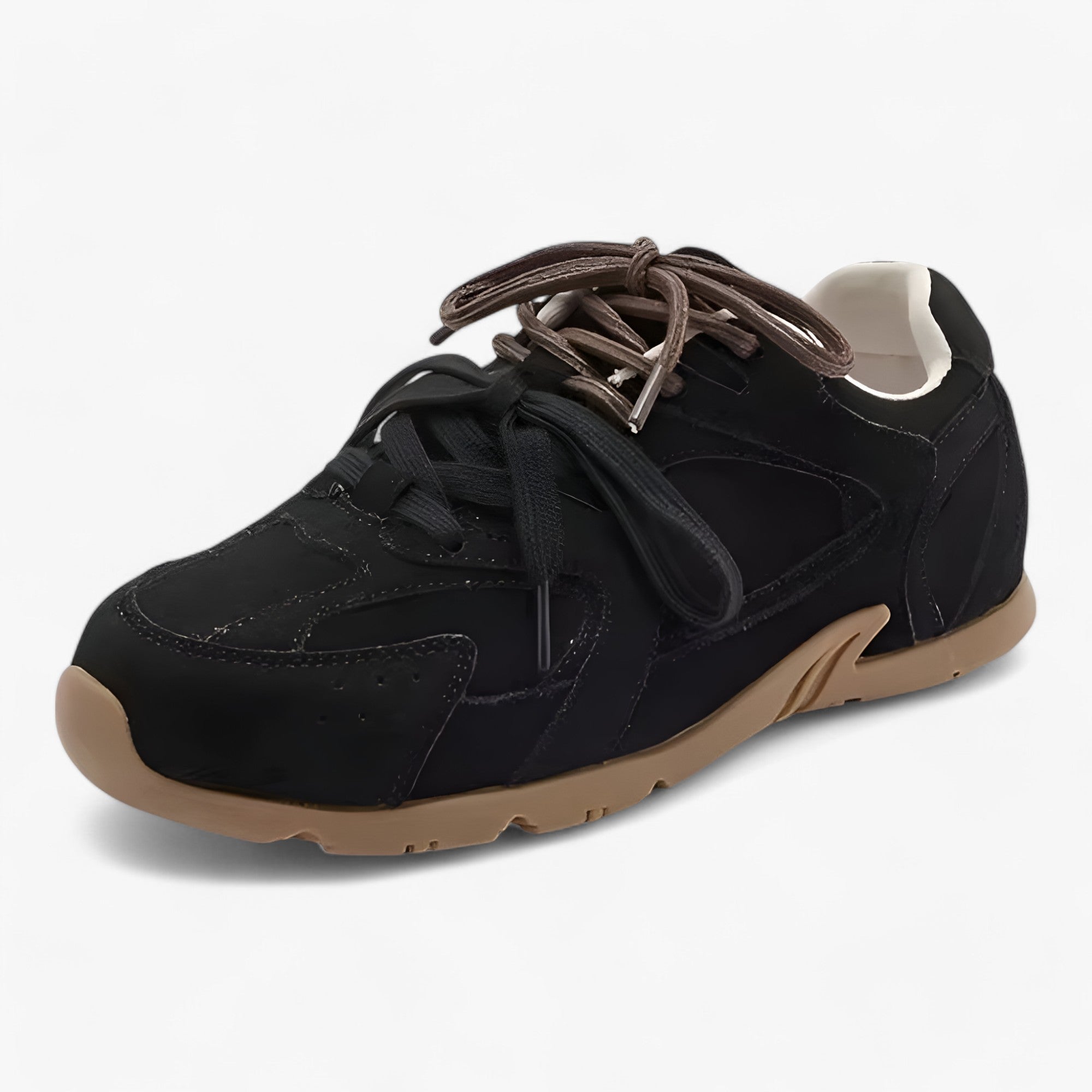 Emma | Sneakers i ægte læder - Retro-komfort - Sort - shoes - {{ product_tags }