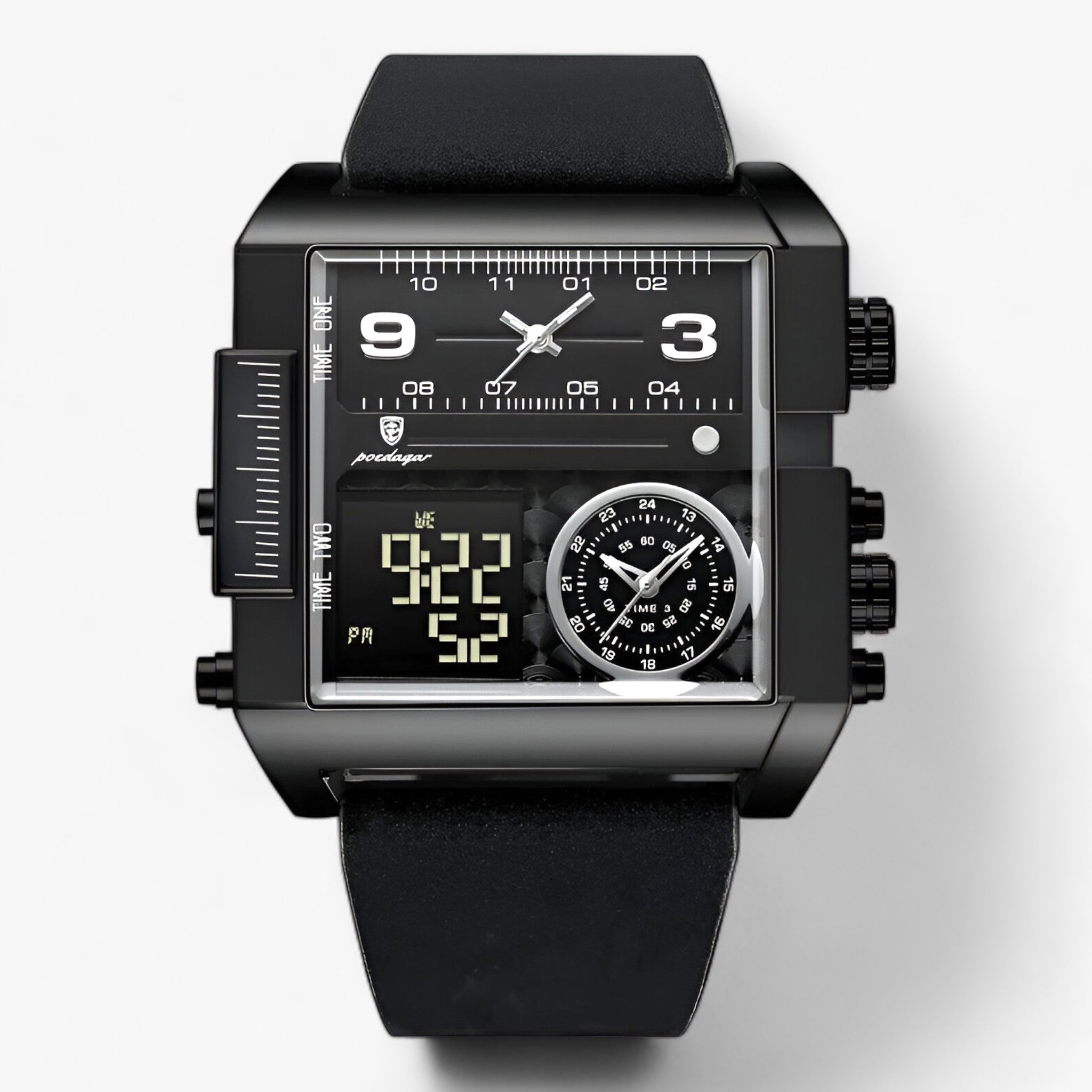 ARVATO | Rektangulært Herreur - Klassisk Design med Pålidelig Funktion - Sort Sort - watches - {{ product_tags }