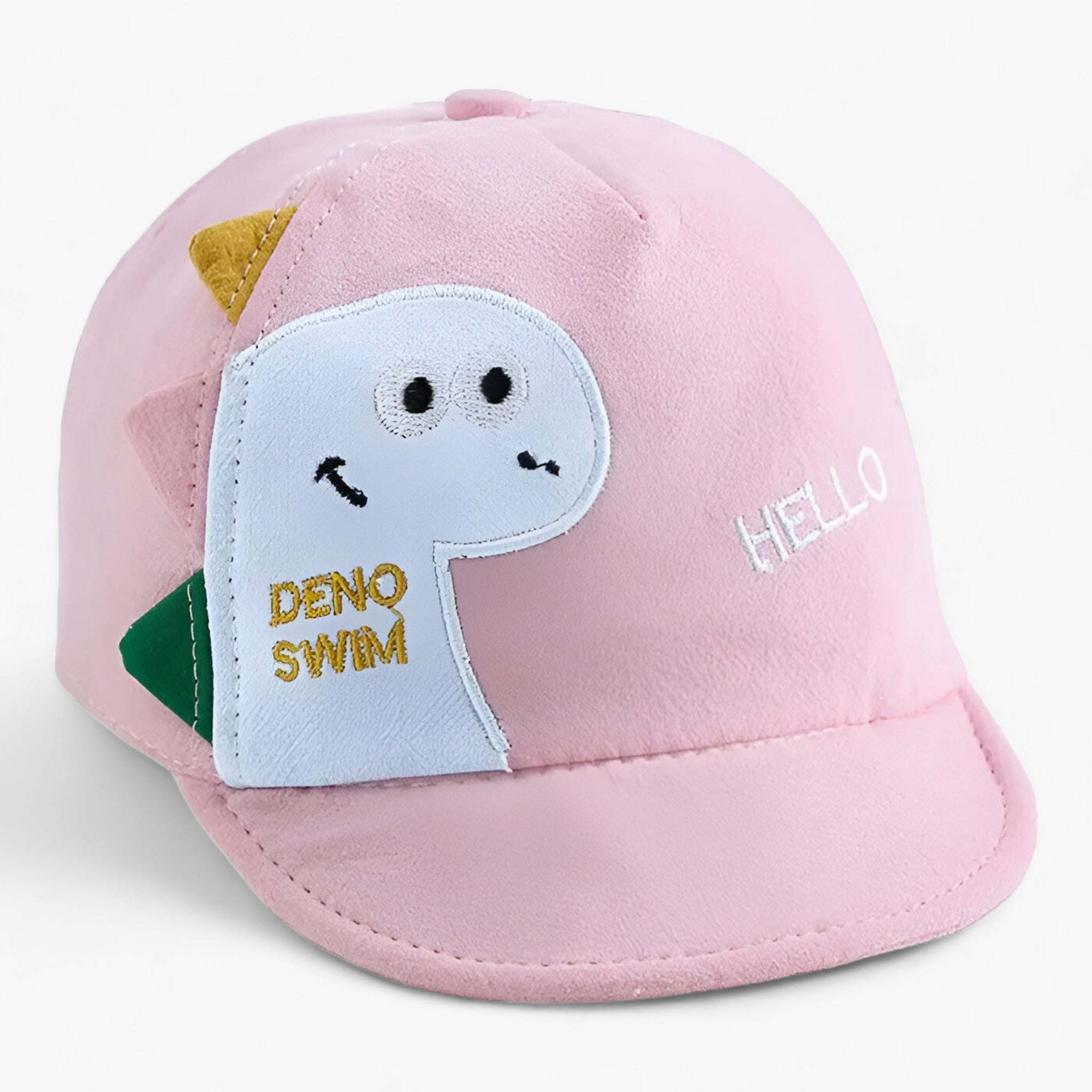 DINOHAT | Baseball Cap - Afslappende & Beskyttende - Rosa - baby - {{ product_tags }