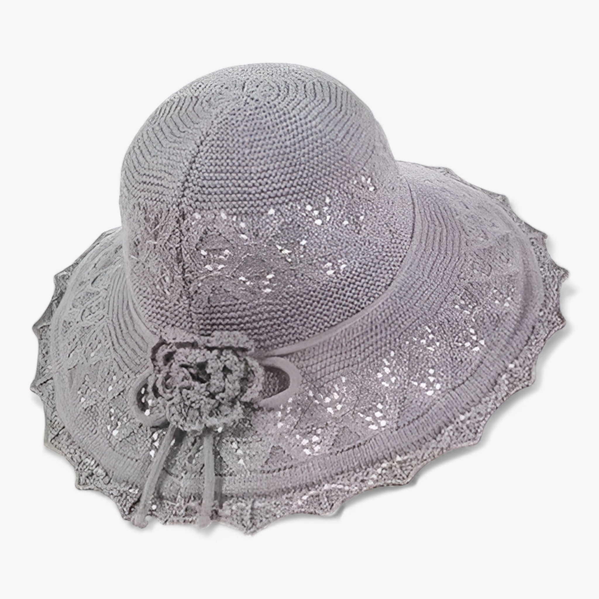 AURORA | Alsidig solhat - Sammenfoldeligt design til udendørs komfort - Grå - women's fashion - {{ product_tags }