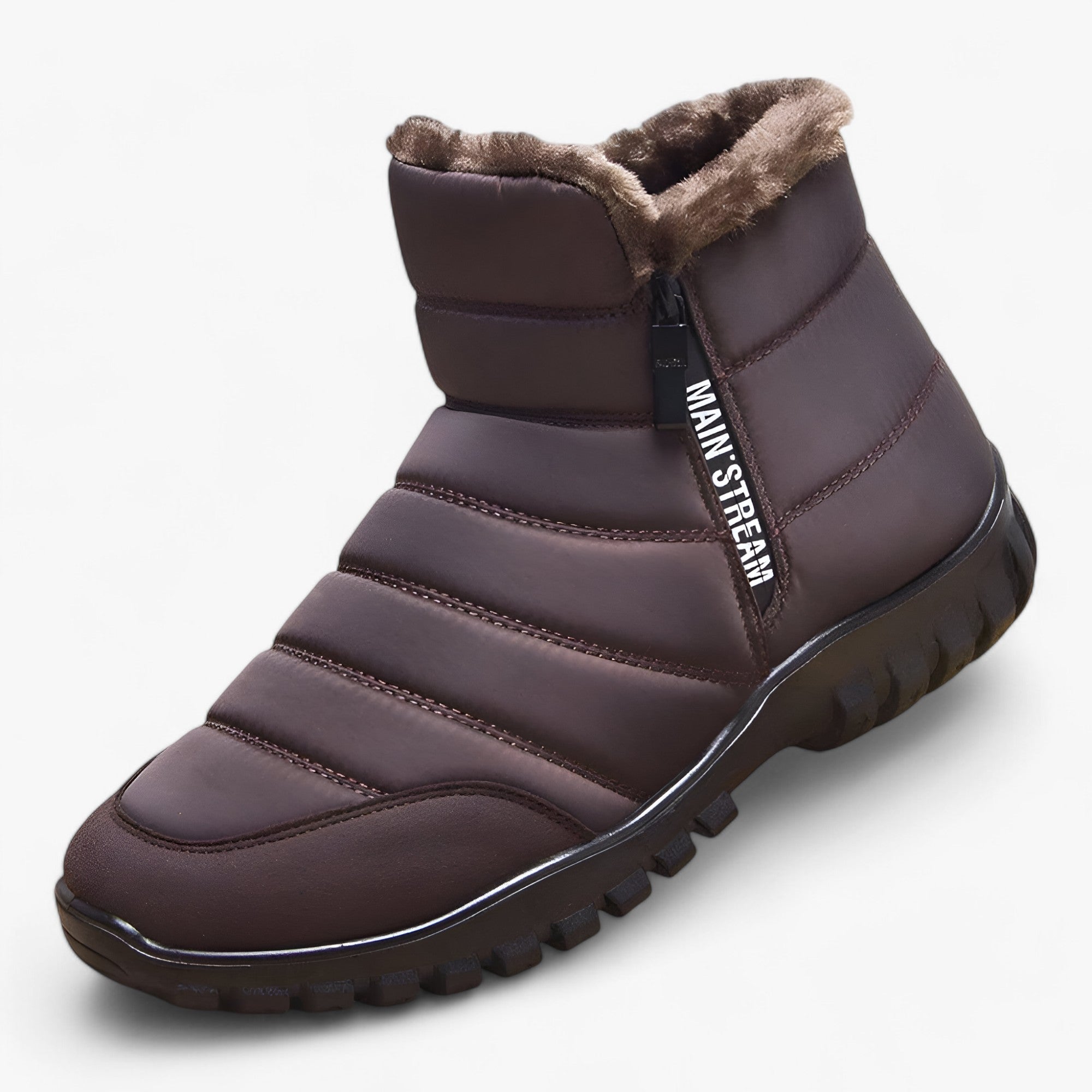 Ethan | Vintersko til herrer - Vandtæt og varm om vinteren - Brun - winter - {{ product_tags }