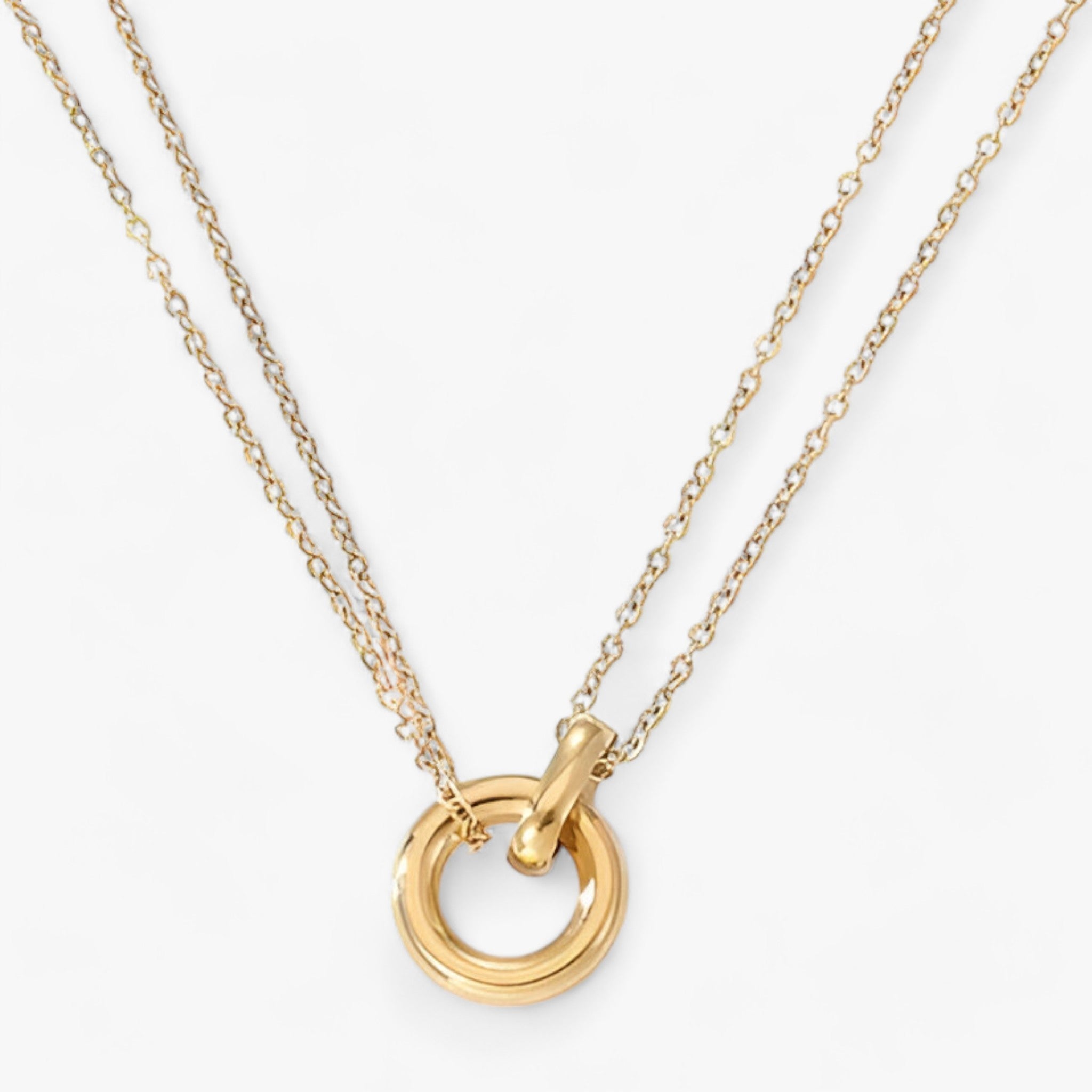 LUMINA | Kreisanhängerkæde - forbedre din stil med elegance - Guld farvet - women's fashion - {{ product_tags }