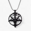 Halskæde med pentagramvedhæng - vintage charm