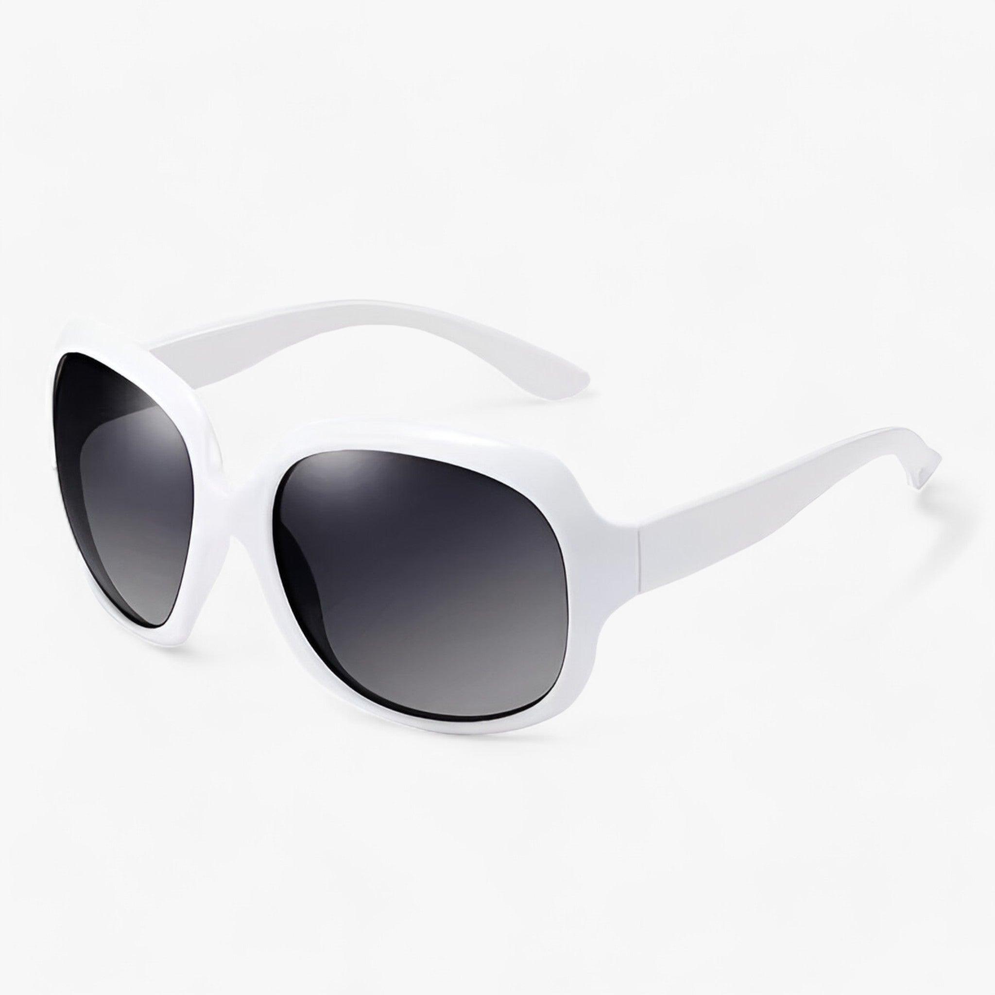Annie | Oversized Polariserende Solbrille - Maksimer Stil - Hvid Grå Polariseret - women's fashion - {{ product_tags }