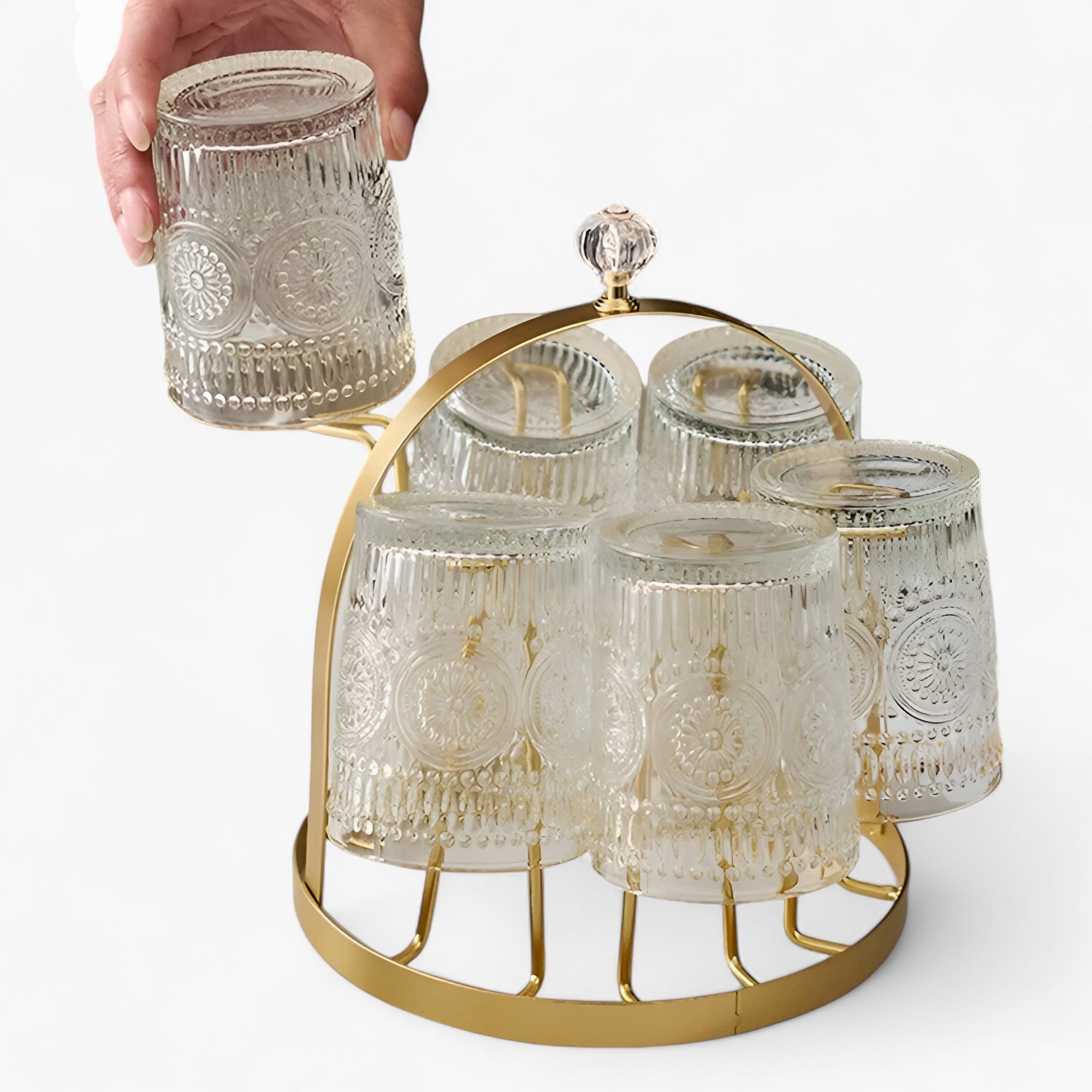 Glasbecherställ | Pladsbesparende - Ideel til dit køkken - - house & garden - {{ product_tags }