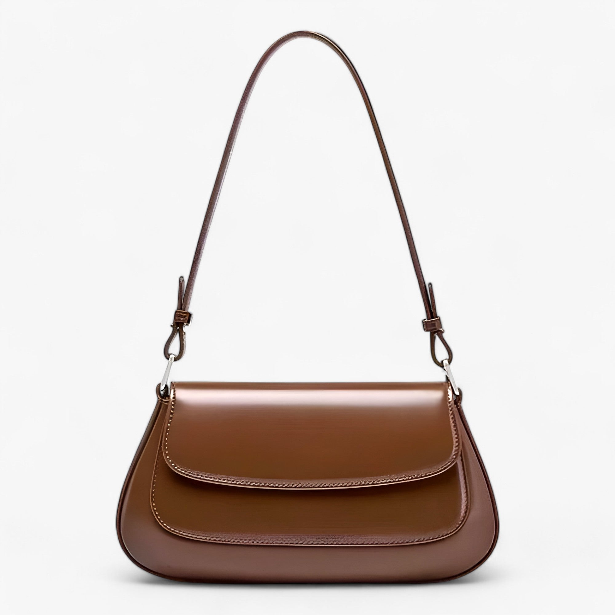 Clea | Læderhåndtaske - Styrk din raffinement hver dag - Kaffe - bags - {{ product_tags }