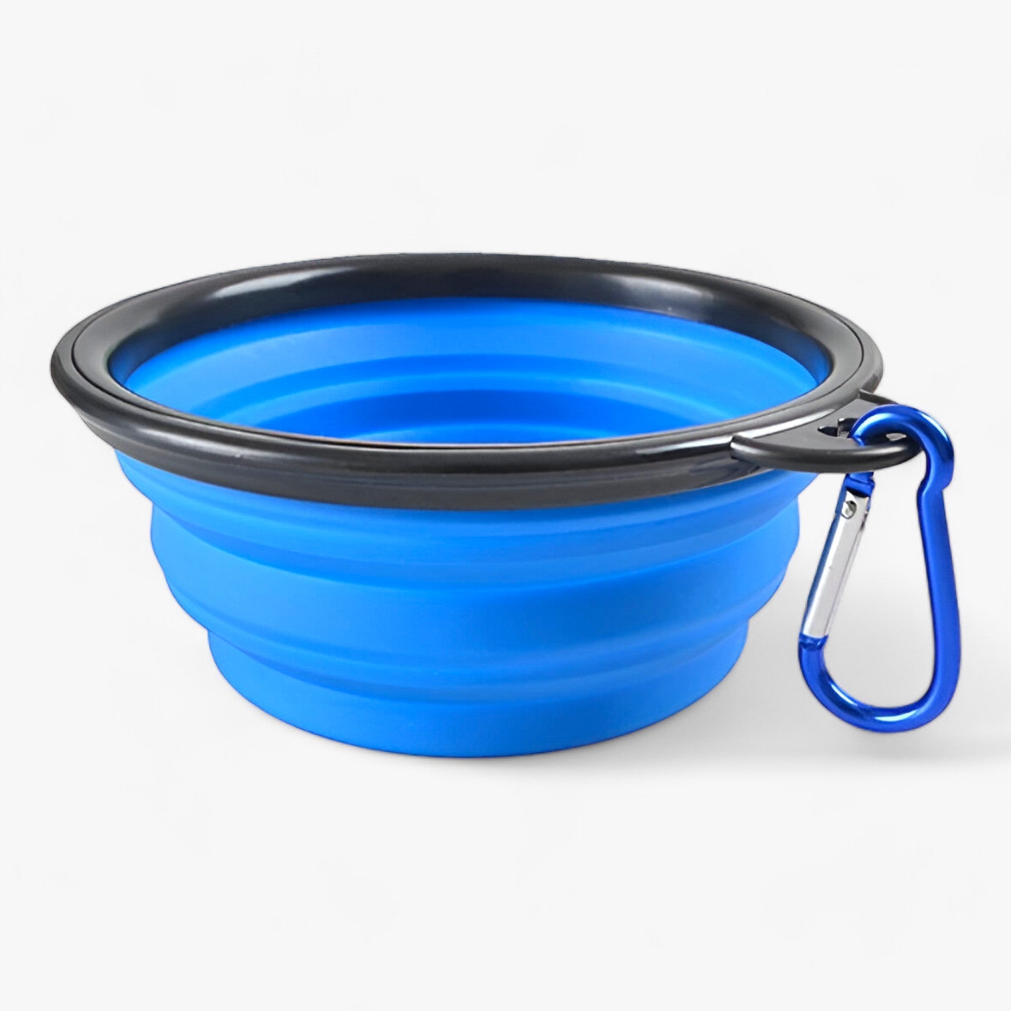 Max | Sammenklappelig silikone-skål til hunde - Praktisk 2-i-1 dispenser - Blå - baby - {{ product_tags }