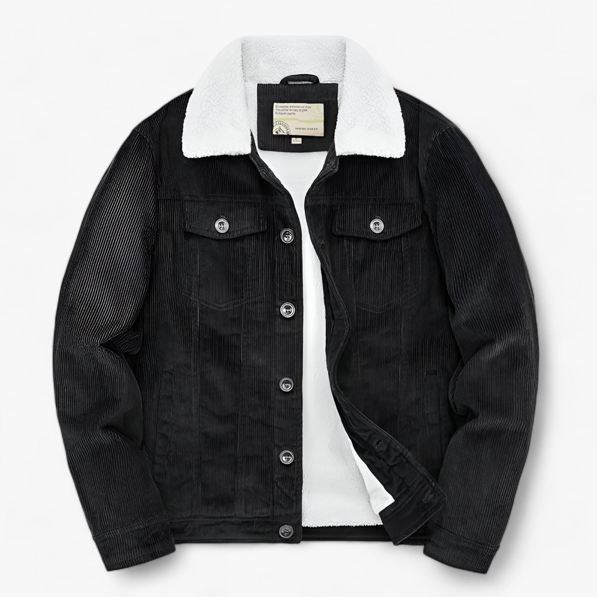 Ethan | Bomuldsjakke til mænd - Ultimativ vintervarme - Sort - Ethan | Bomuldsjakke til mænd - Ultimativ vintervarme- €25 - {{ product_tags }