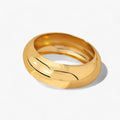 GEOMETRIA - Bred, glat armbånd - Raffineret hverdagslook