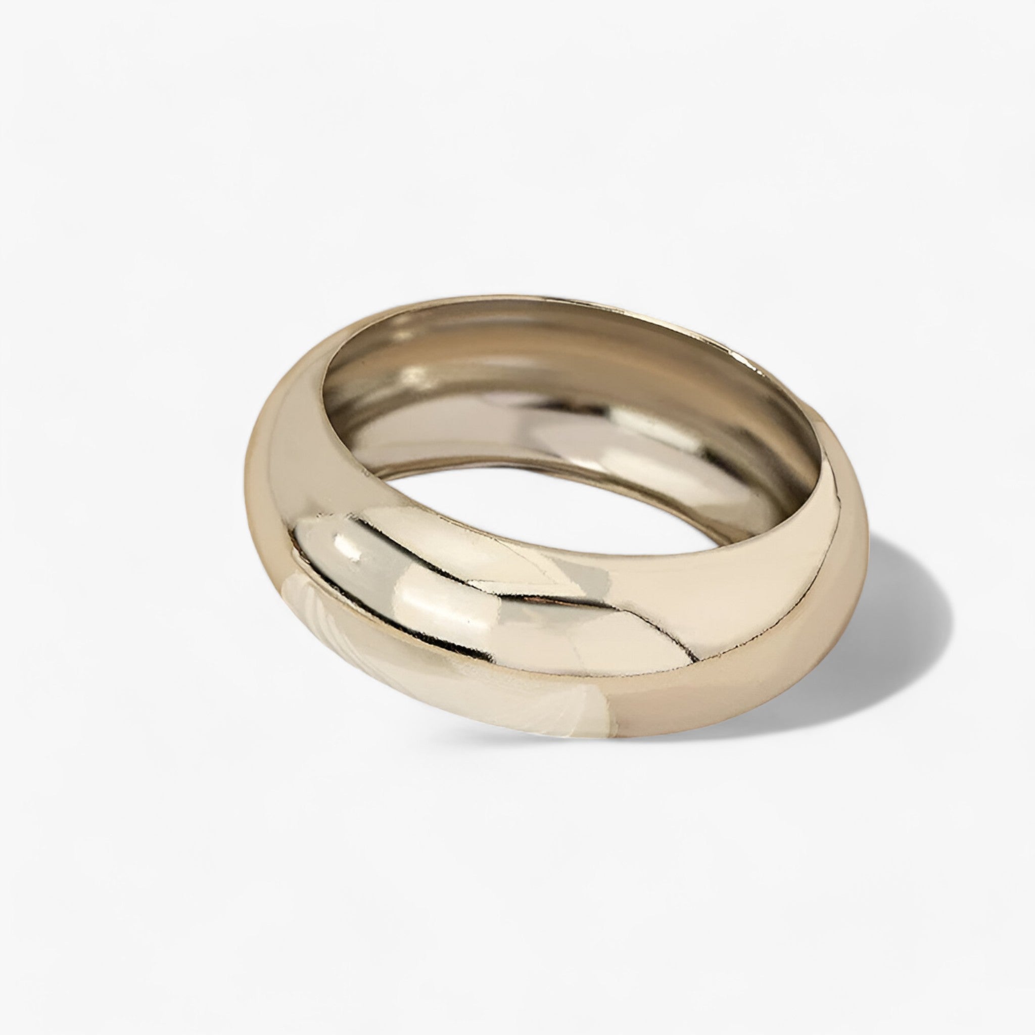 GEOMETRIA - Bred, glat armbånd - Raffineret hverdagslook - Sølv - women's fashion - {{ product_tags }