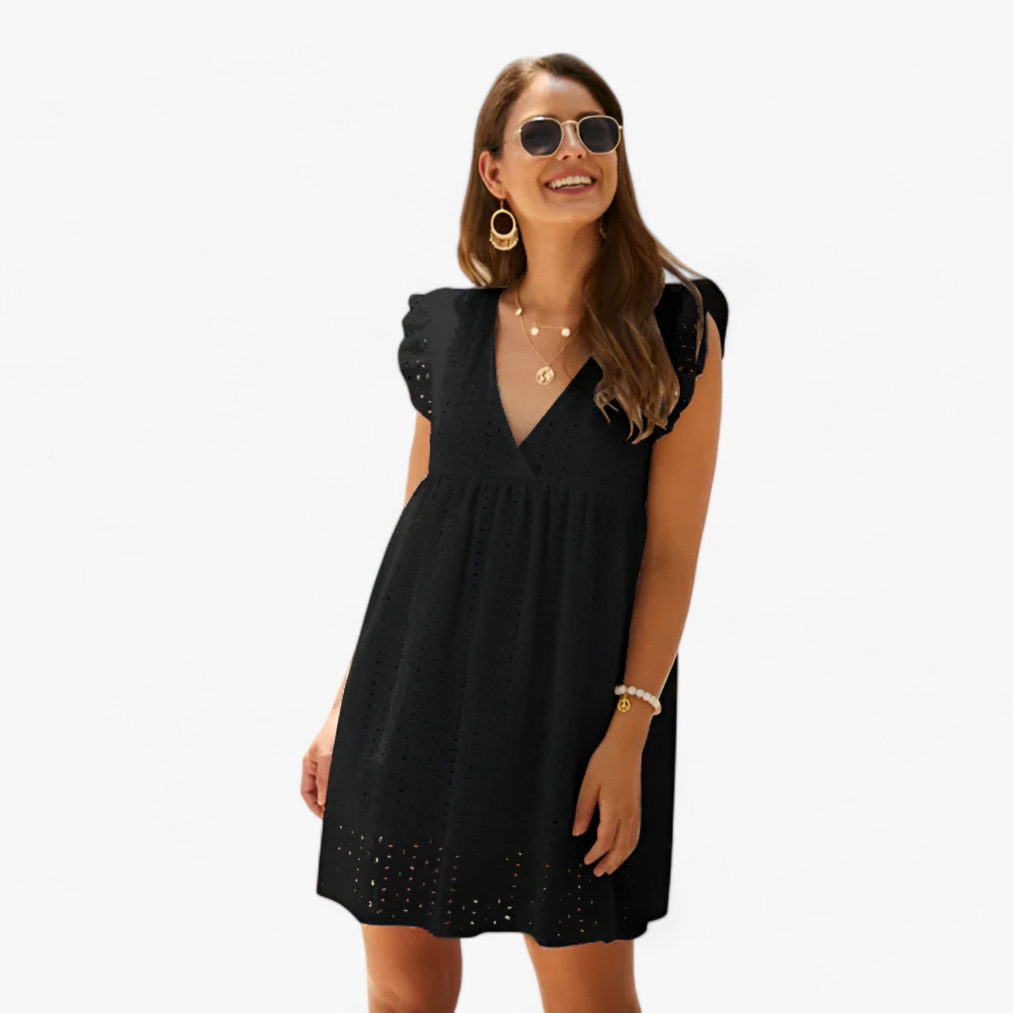 Emma | Ultrakomfortabel sommerkjole - Sort - women's fashion - {{ product_tags }