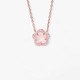 Laura | Zircon Sakura Earrings - Elegant and Sparkling