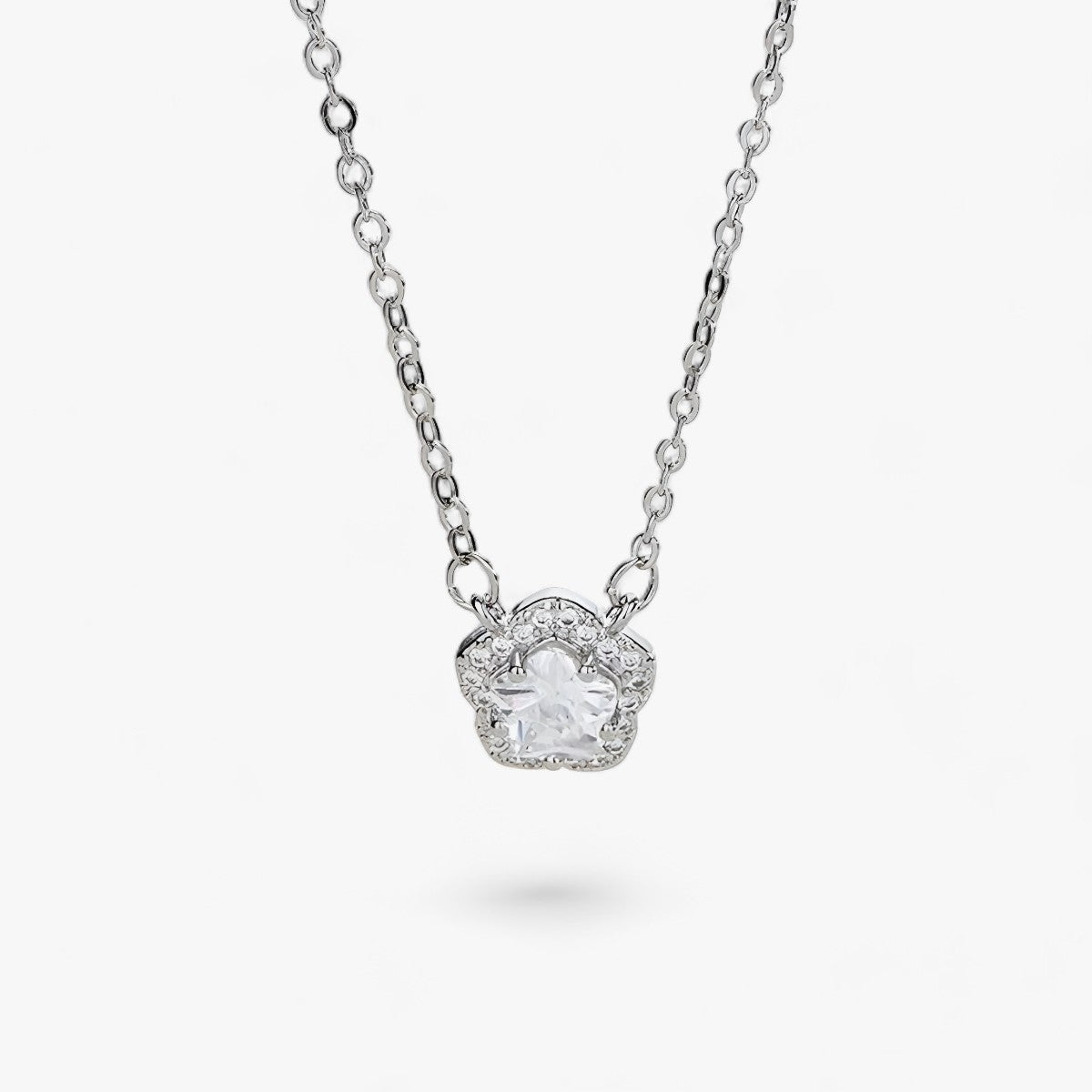 Laura | Zirkon Sakura Øreringe - Elegant og Funklende - Sølv - women's fashion - {{ product_tags }